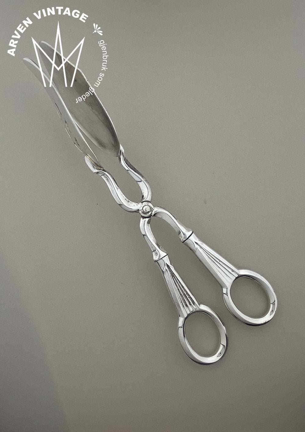 Vintage Arvesilver sandwich tongs
