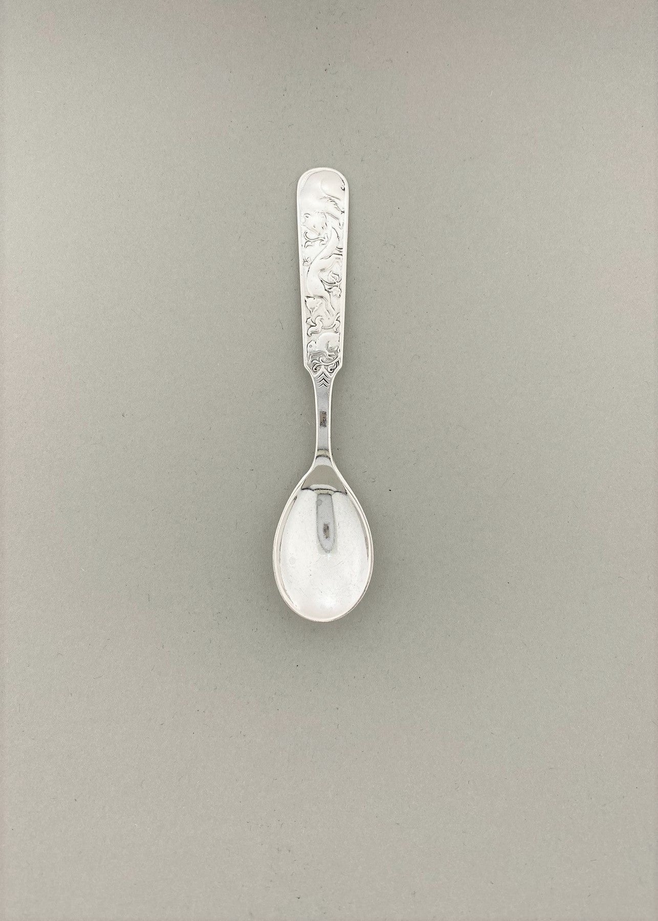 Vintage Bear, Fox, Hare baby spoon