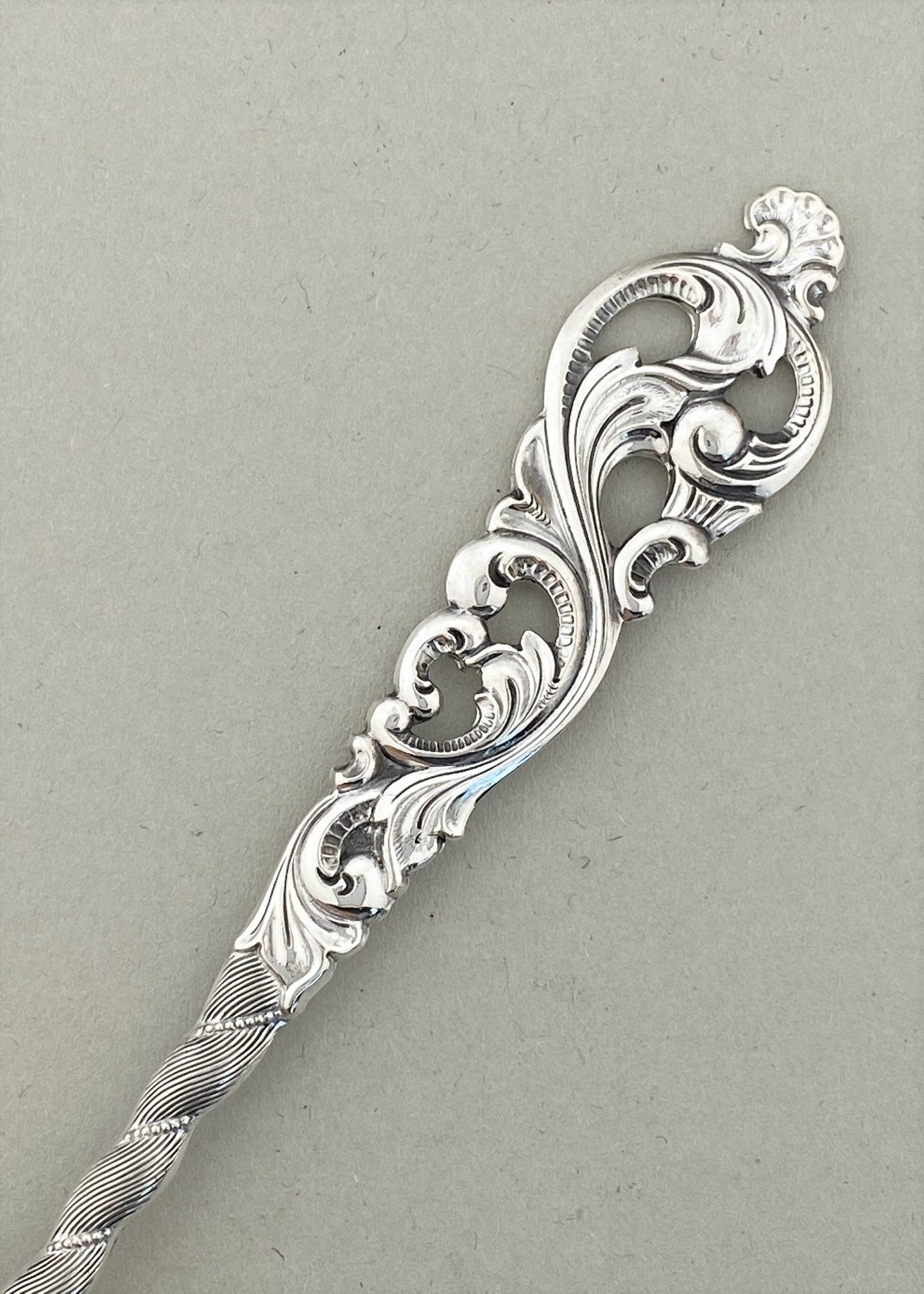 Vintage Dobbel Rokokko syltetøyskje 17,5cm