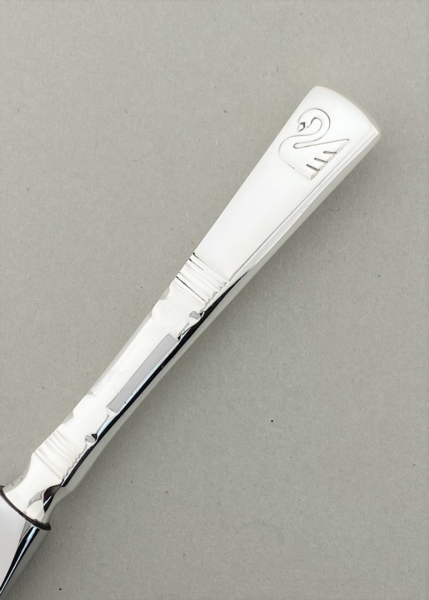 Vintage Bankett fruktkniv med svane