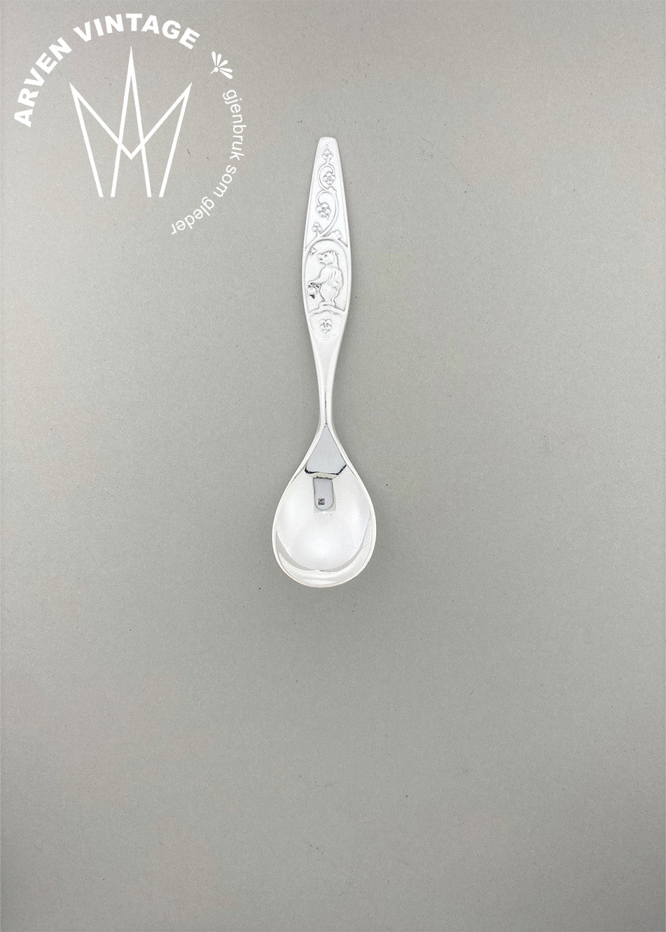 Vintage Bamse new model baby spoon