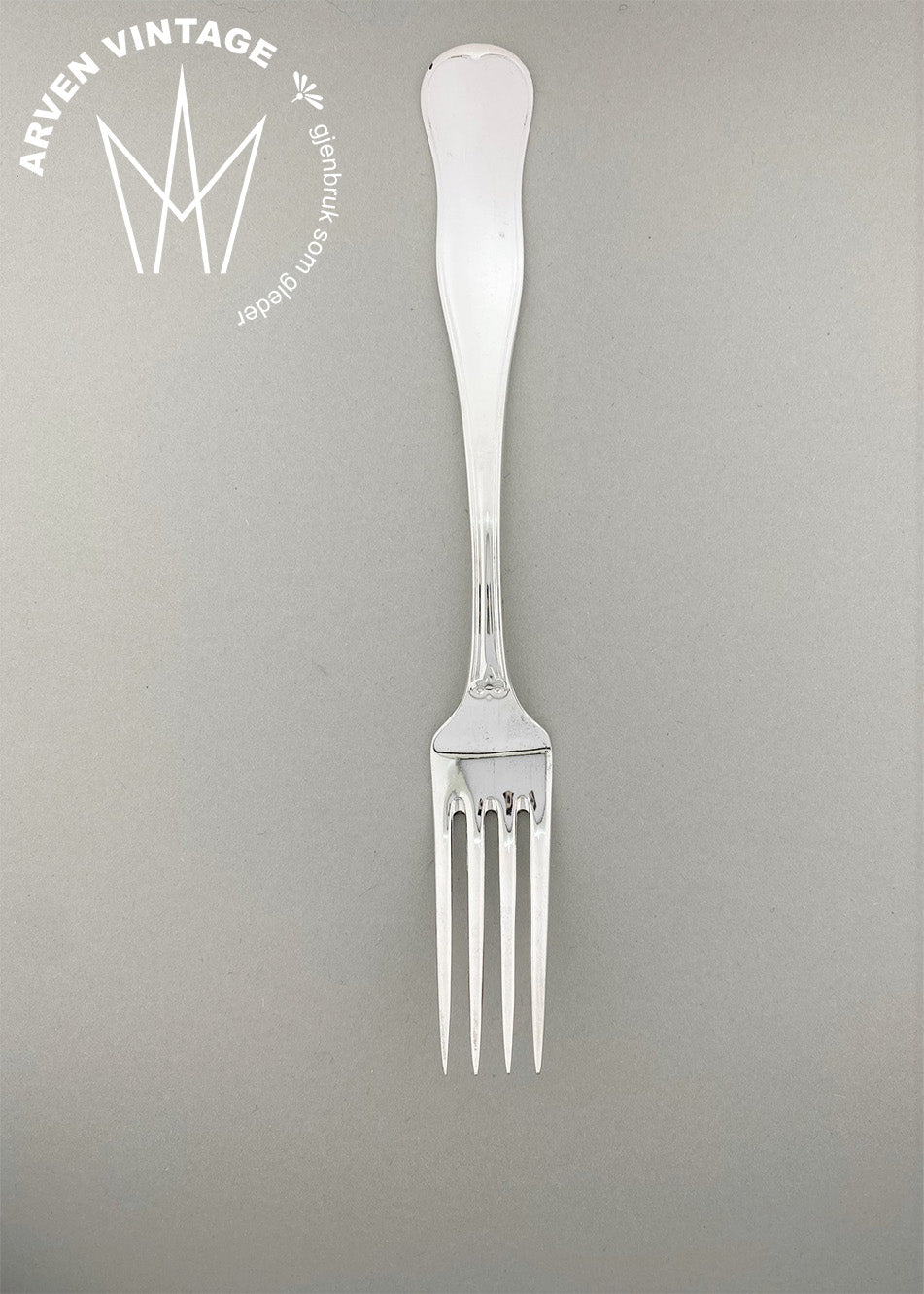 Vintage Riflet liten spisegaffel