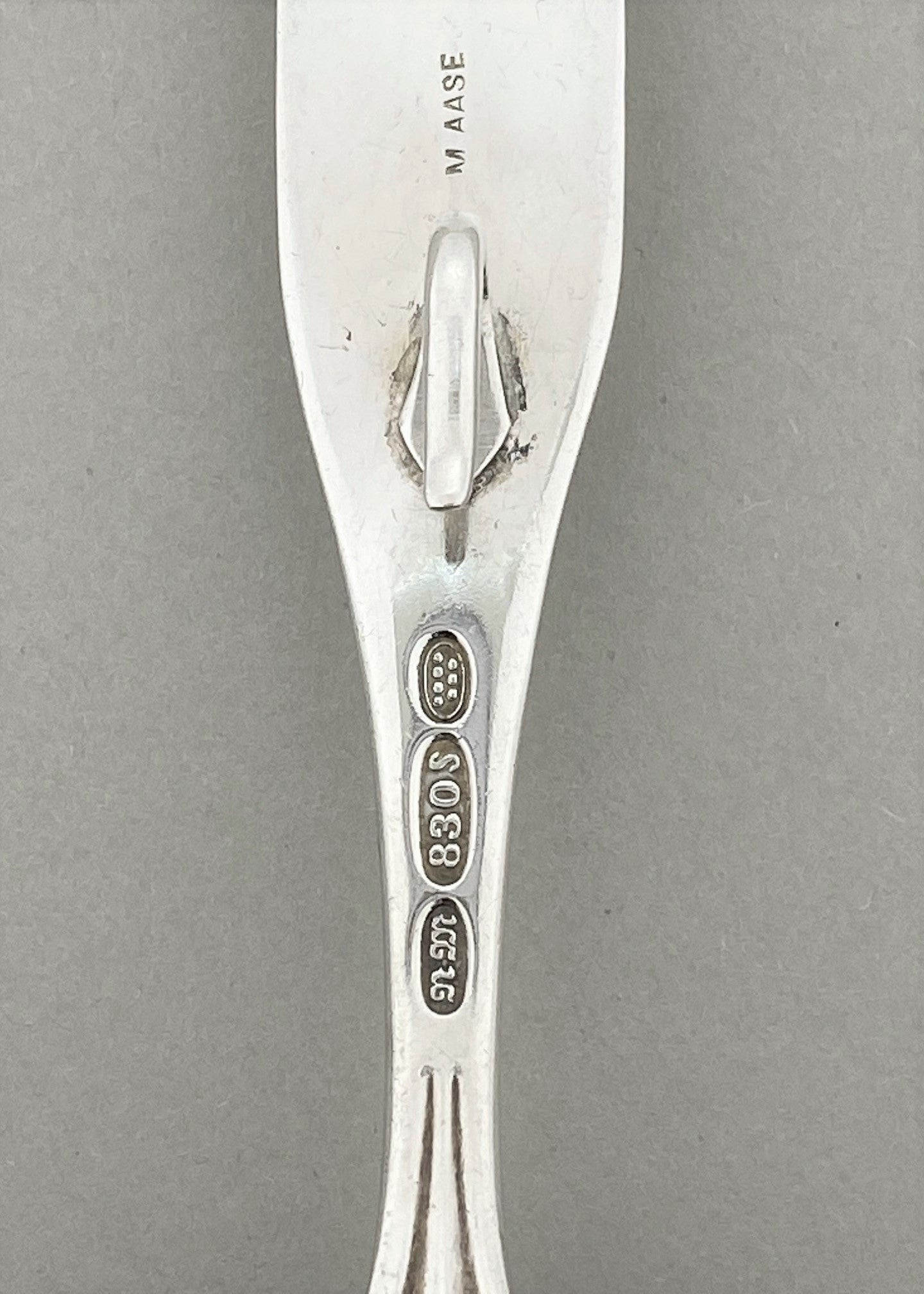 Vintage Ny Linje sauce spoon with hook