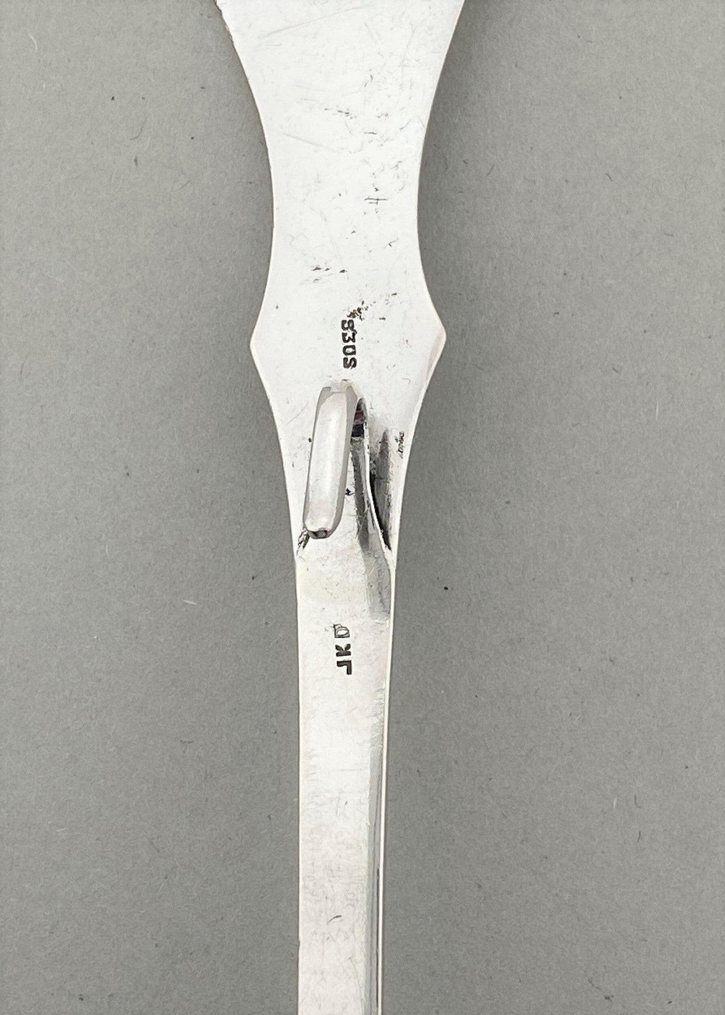 Vintage Rose sauce spoon with hook