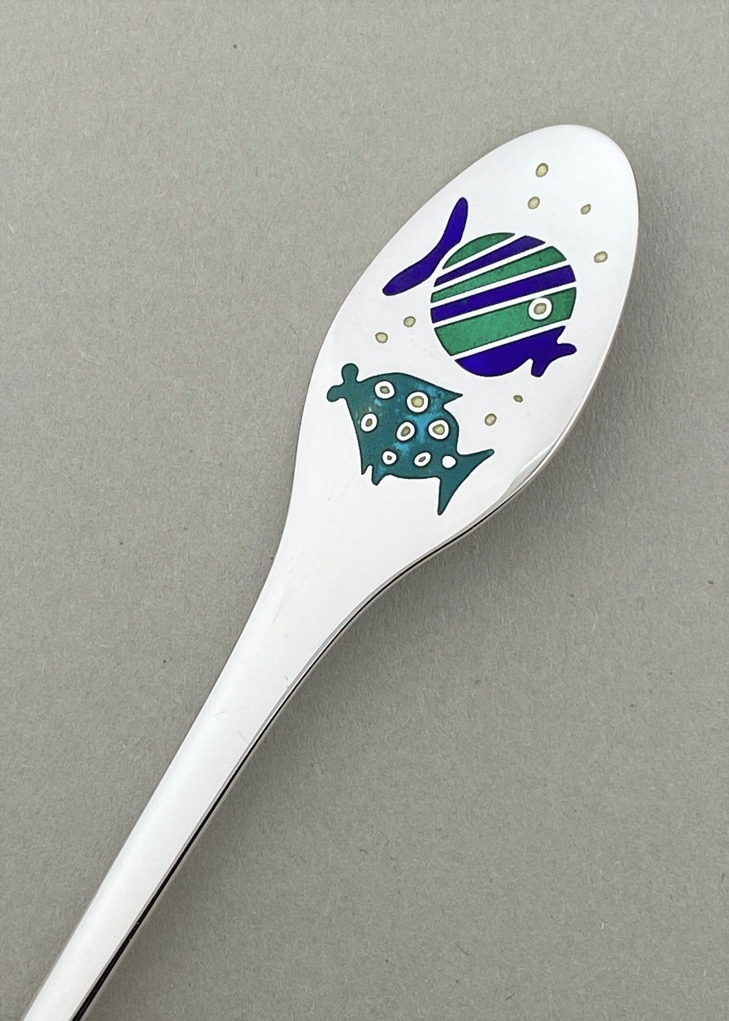 Vintage Lucky Sign Pisces Children's Spoon