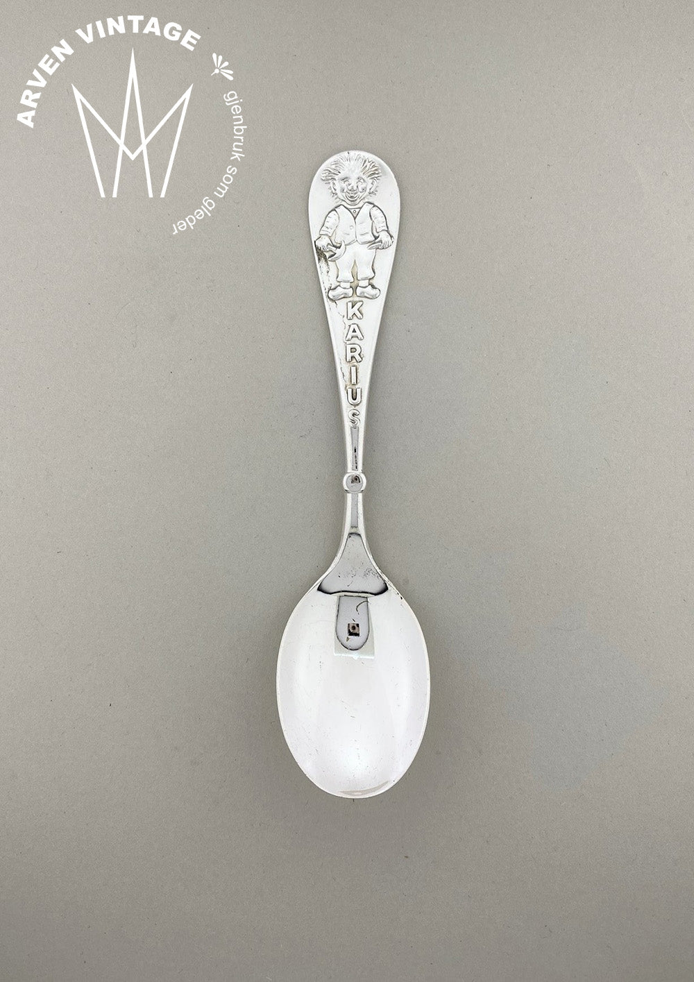 Vintage Karius &amp; Baktus children's spoon