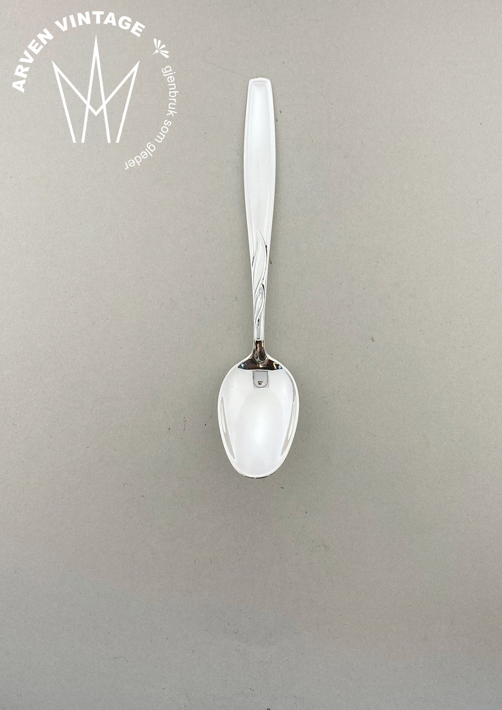 Vintage Commemorative silver coffee spoon / teaspoon