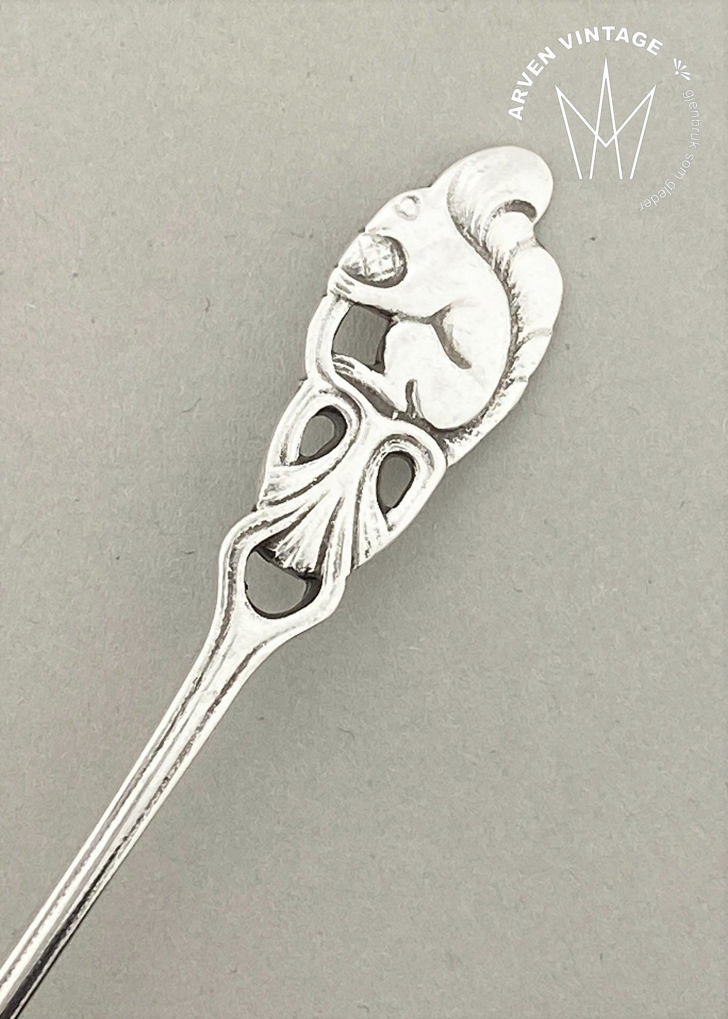 Vintage Kronesølv teskje