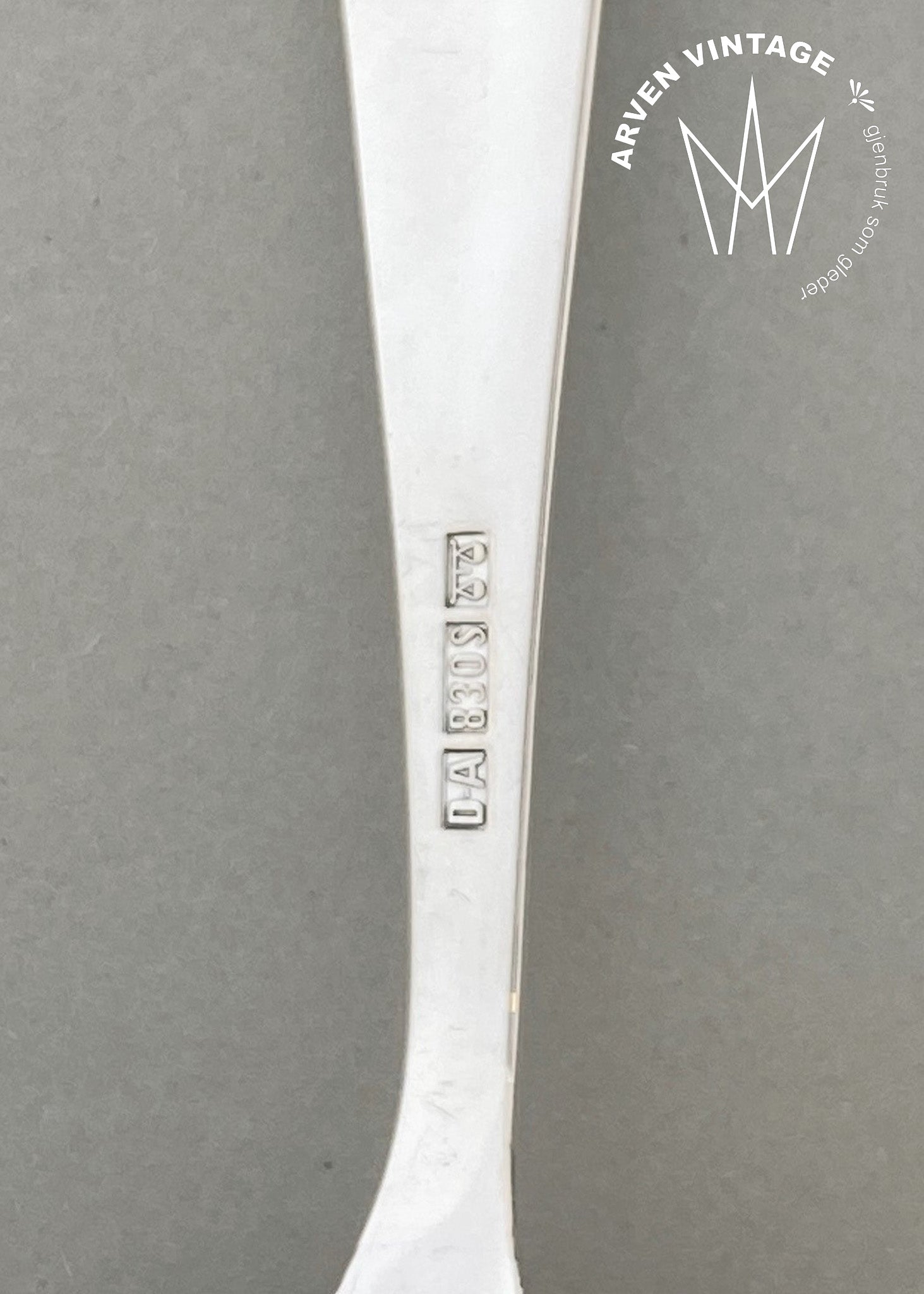 Vintage Brudesølv dessertskje