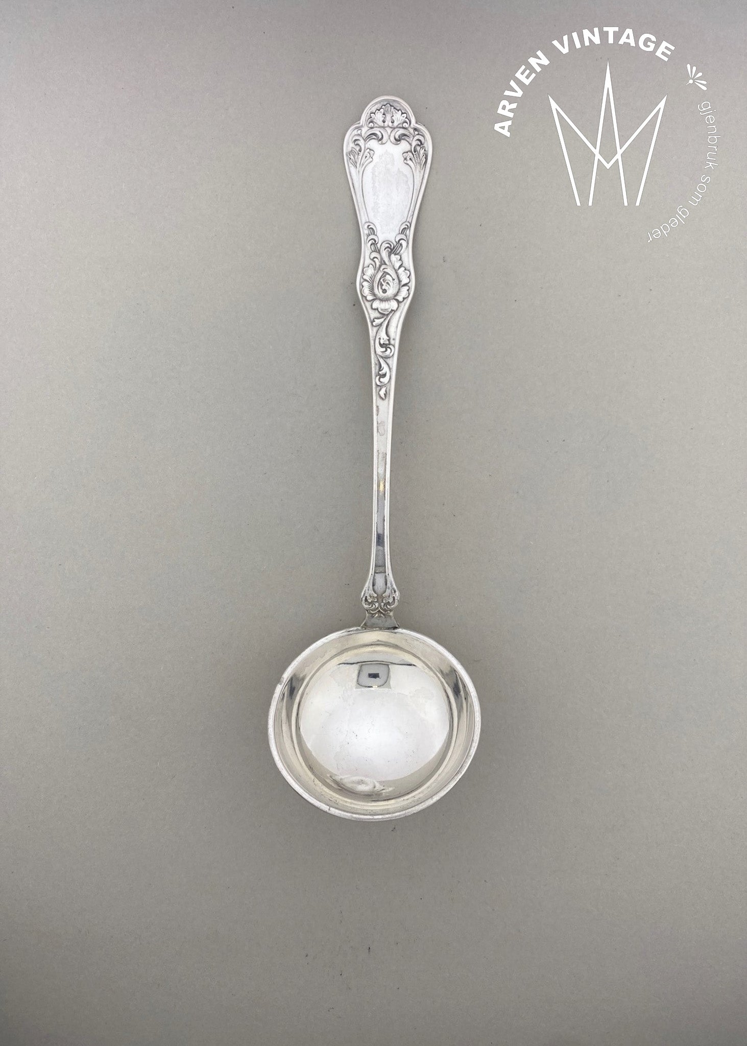 Vintage Farmer Rococo cream spoon