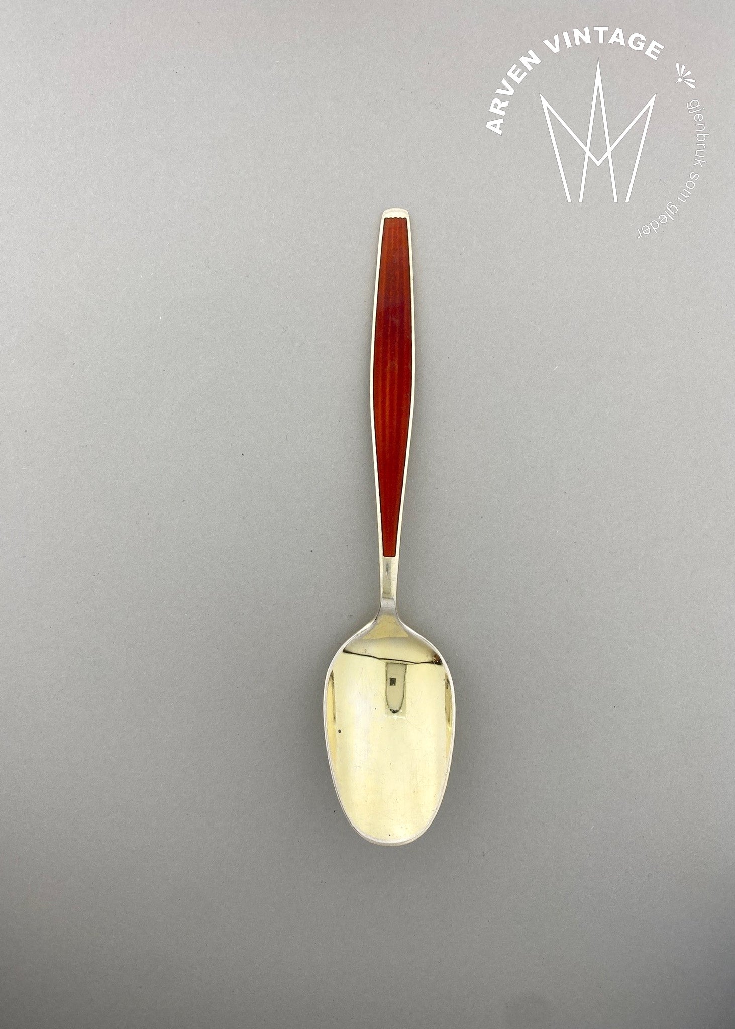 Vintage Åre small tablespoon red