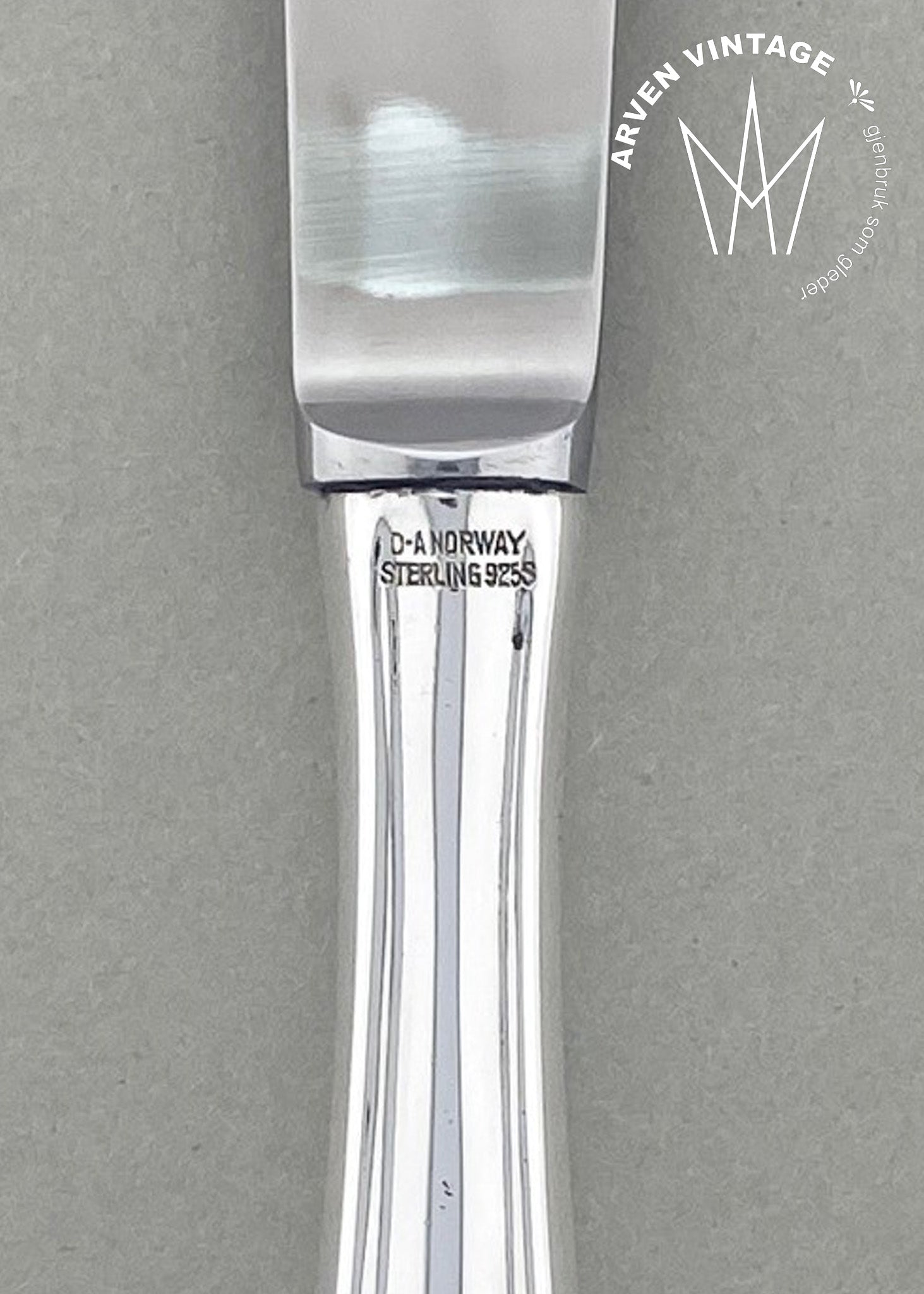 Vintage brudesølv fruktkniv