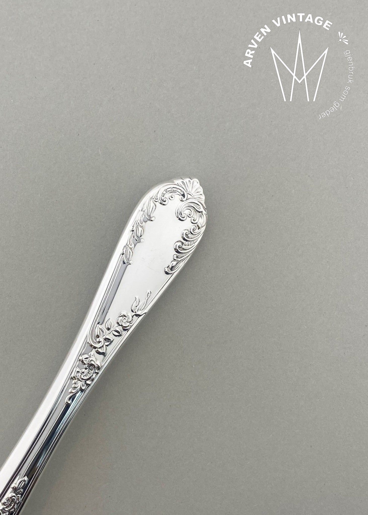 Vintage Tradition liten spisekniv med langt skaft