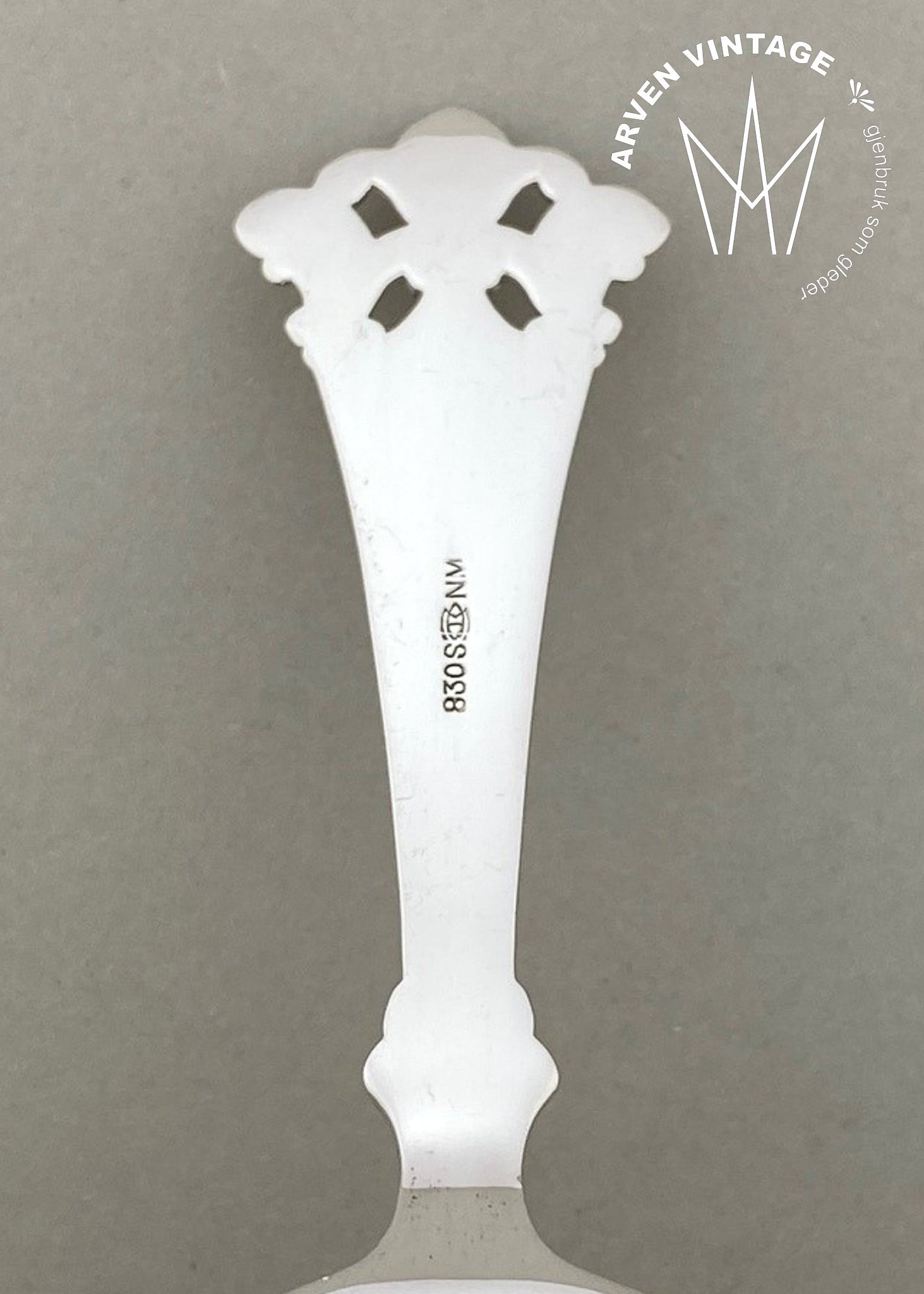 Vintage Anitra cake spatula card