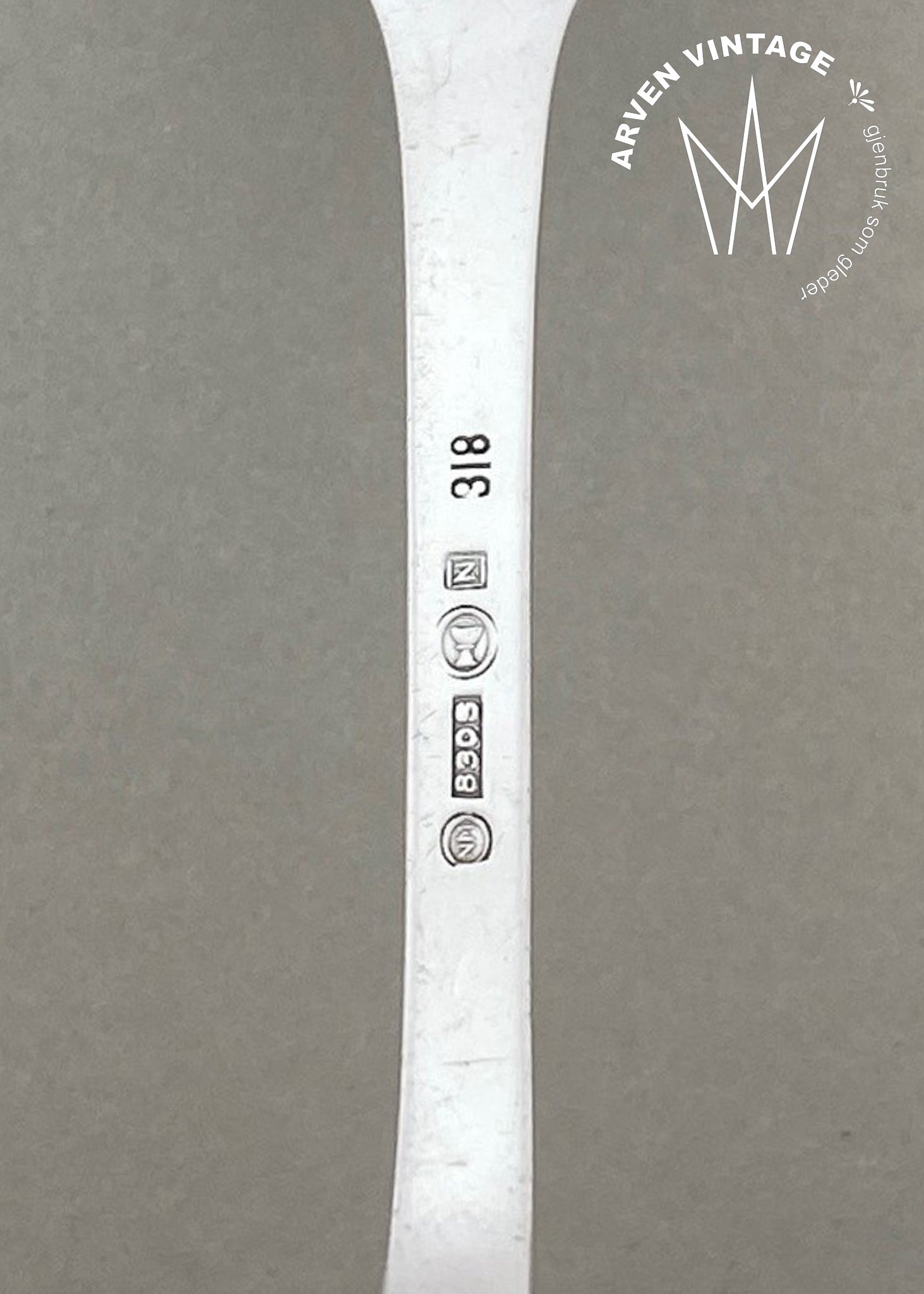 Viking Rose ice cream spoon