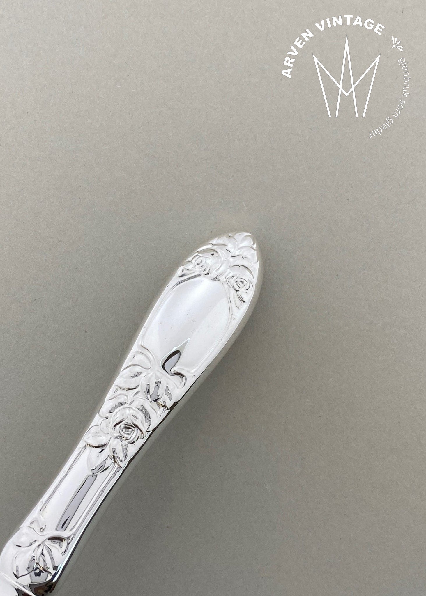 Vintage Opphøiet Rose ostekniv