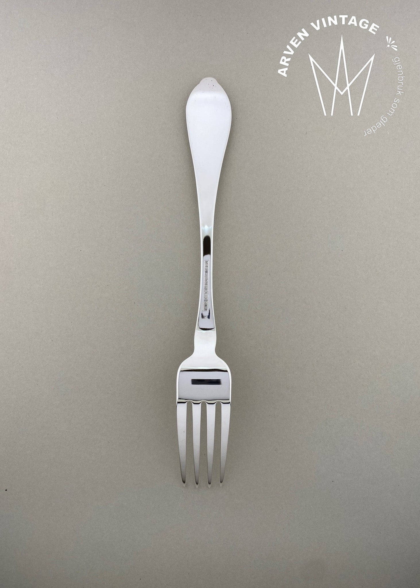 Vintage Opphøiet Rose small dining fork