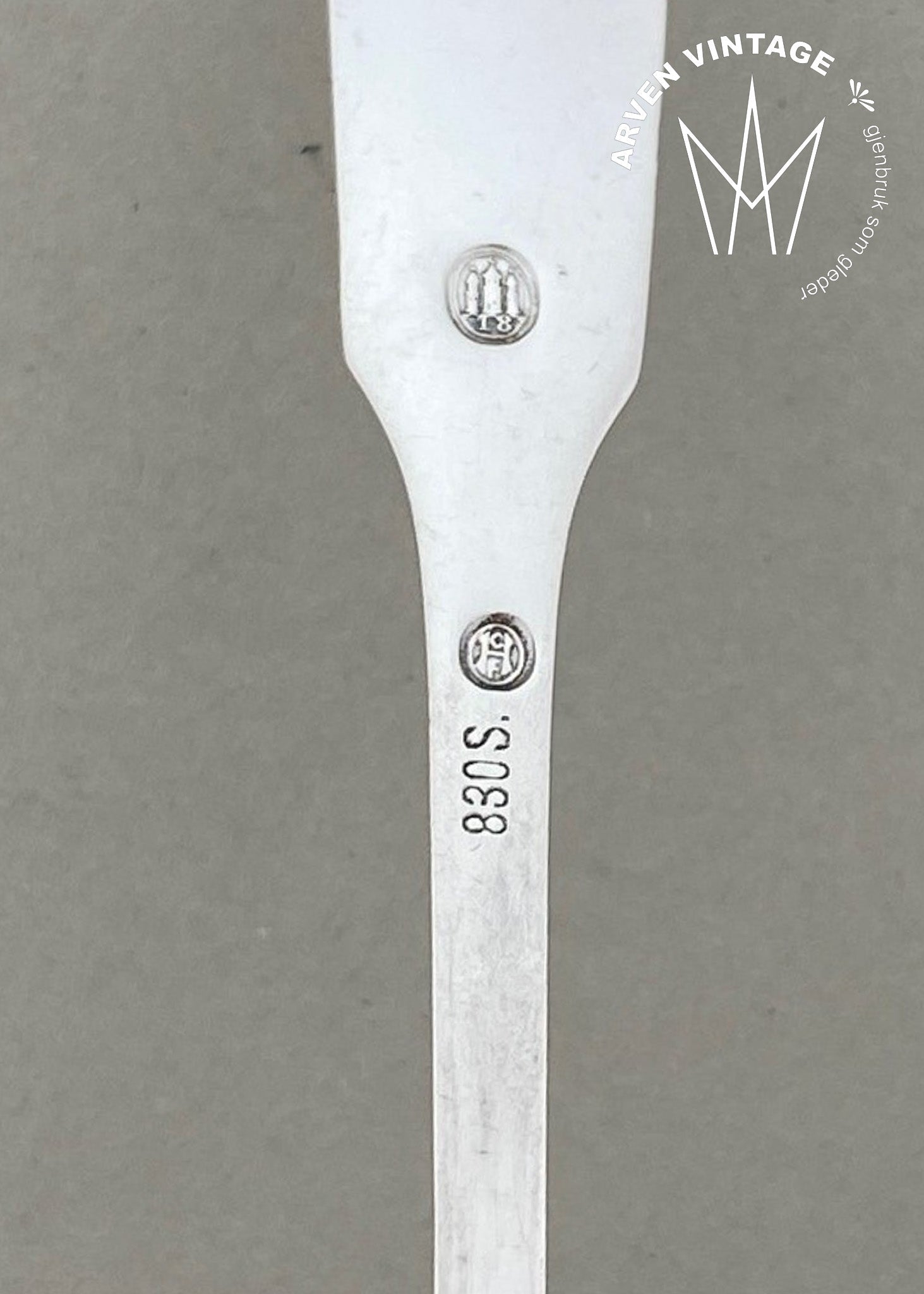 Vintage Ny Musling fløteskje