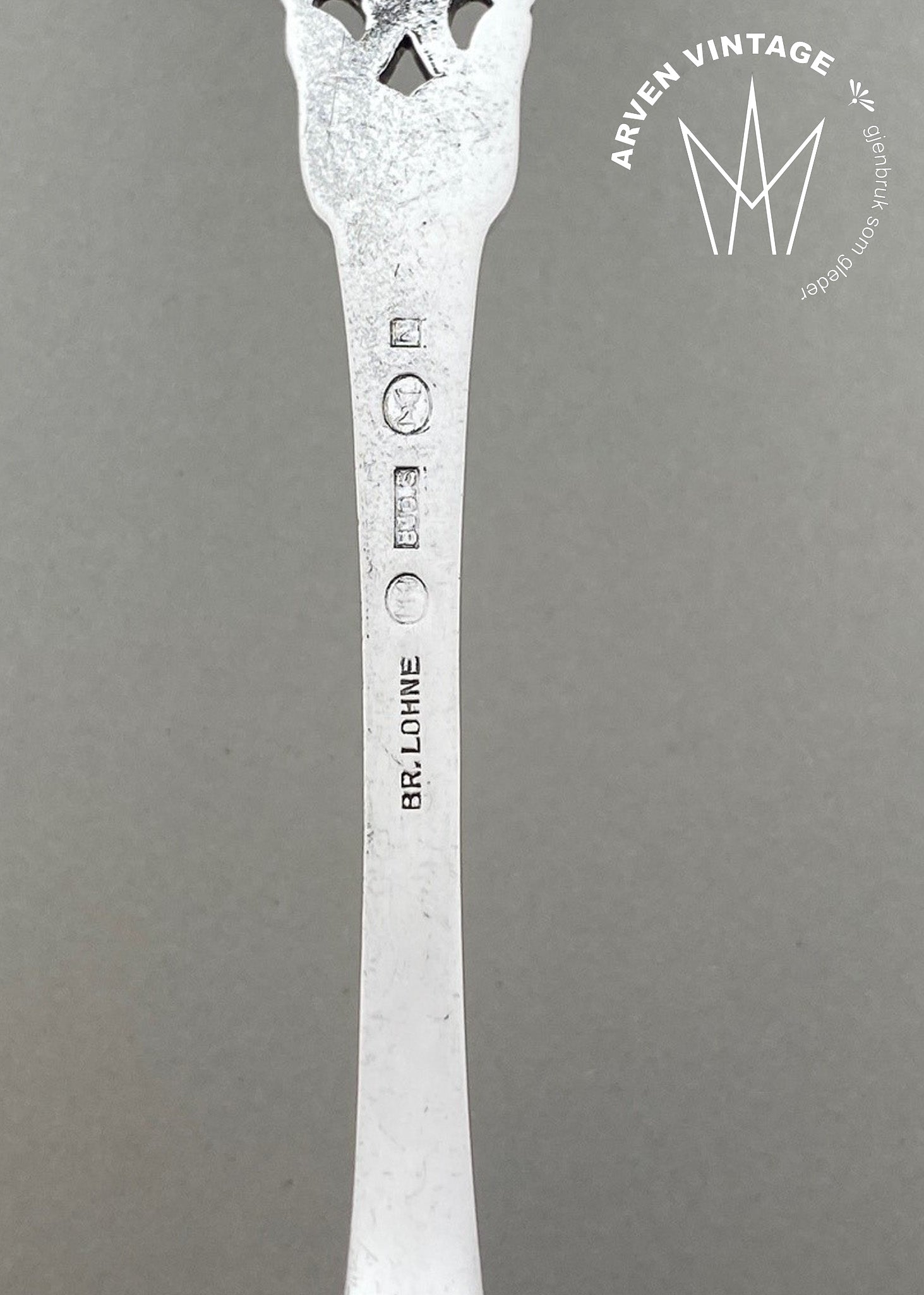 Vintage Valdres cream spoon