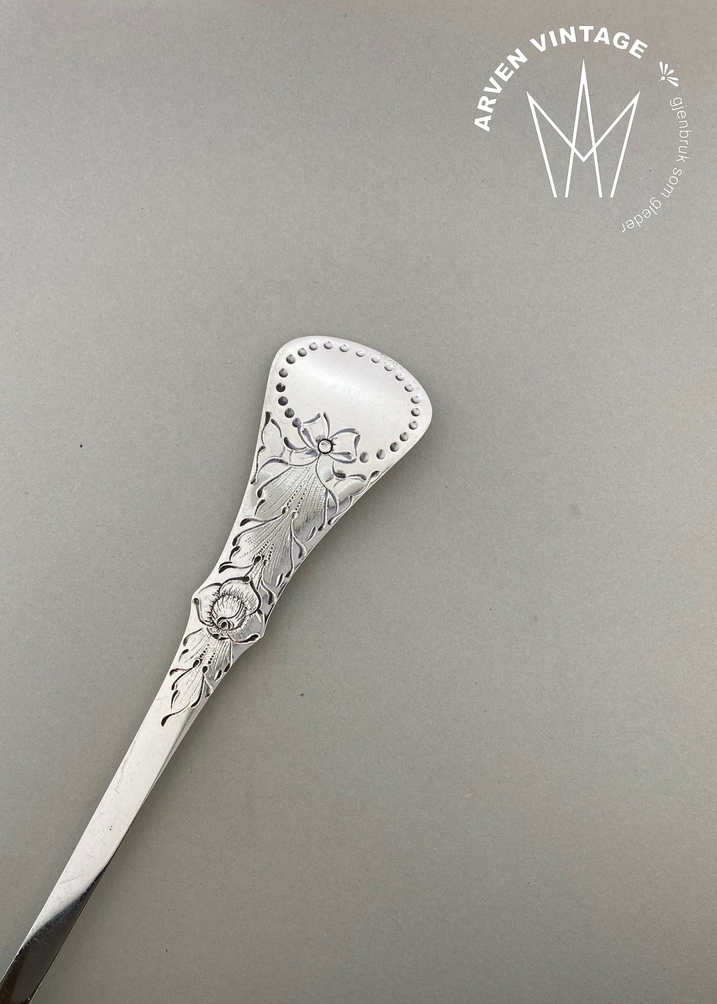 Vintage Rose extra large serving spoon