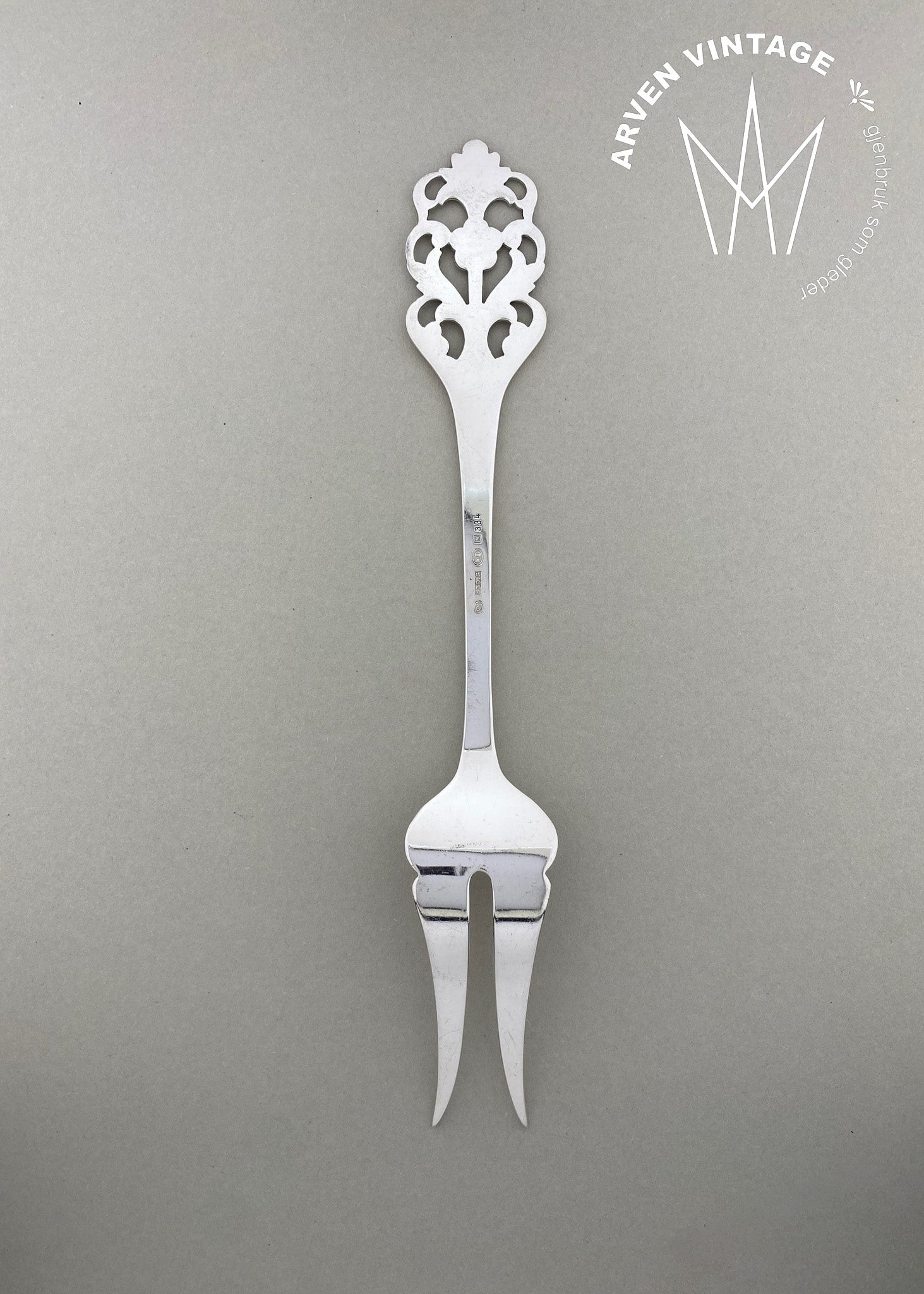 Vintage Viking Rose serving fork 20