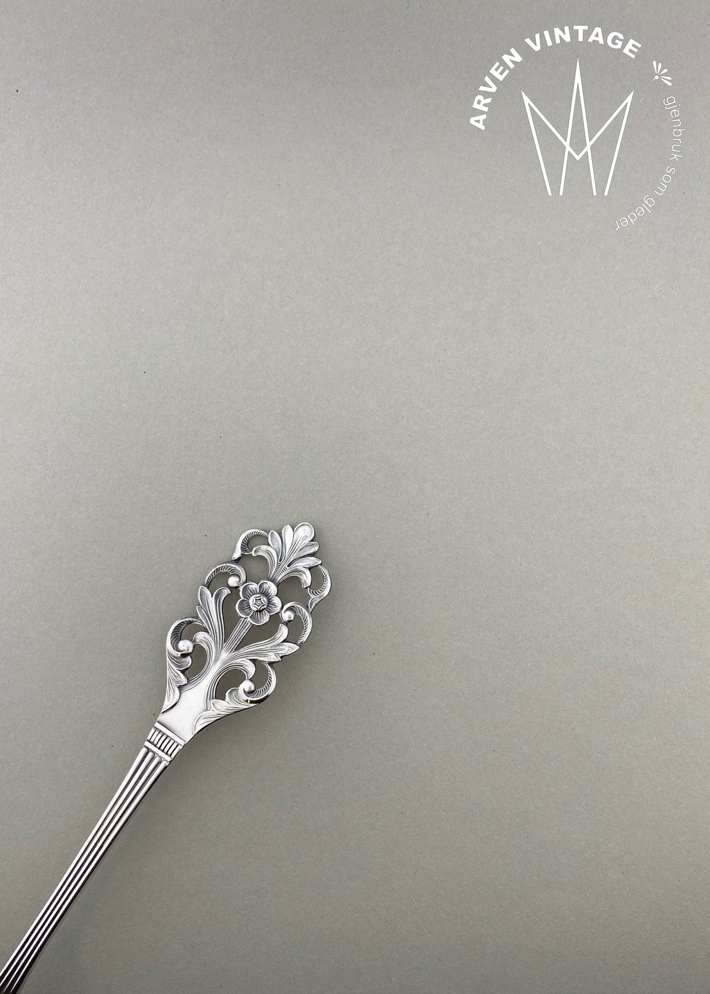 Vintage Viking Rose serving fork 20