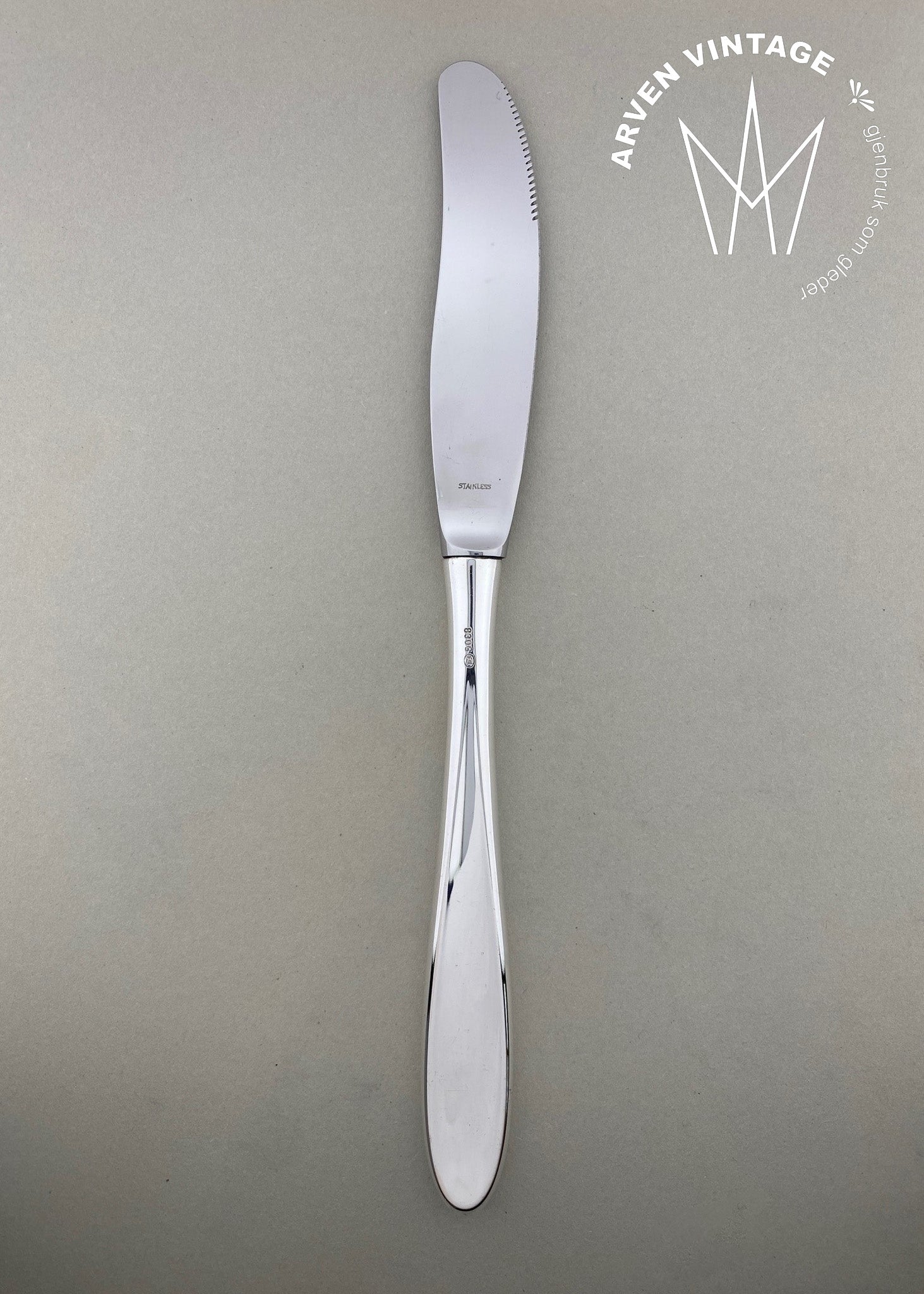 Vintage Oseberg stor spisekniv