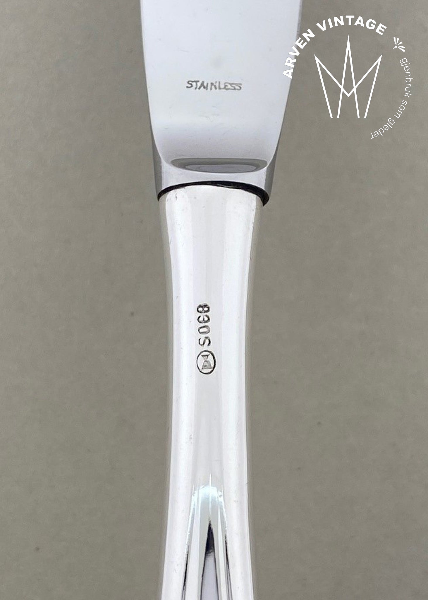 Vintage Oseberg large dinner knife