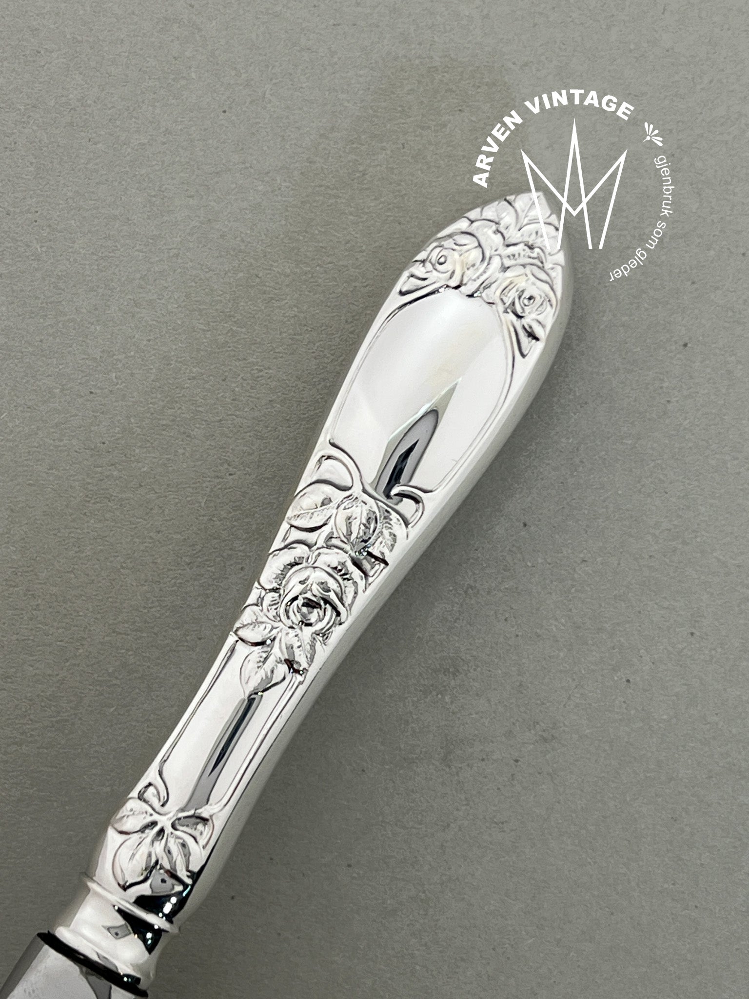 Vintage Opphøiet Rose fruktkniv