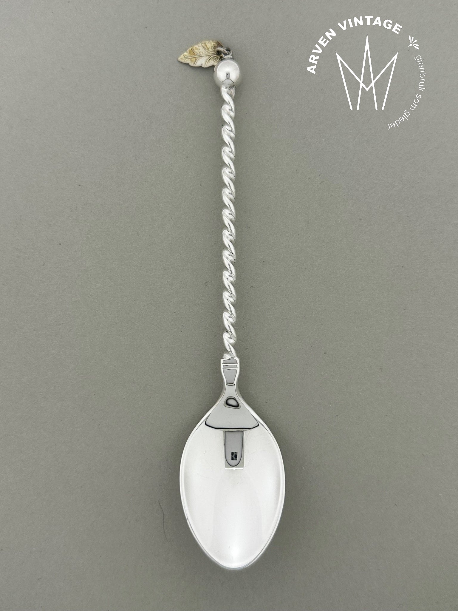 Vintage Party Silver Ice Spoon