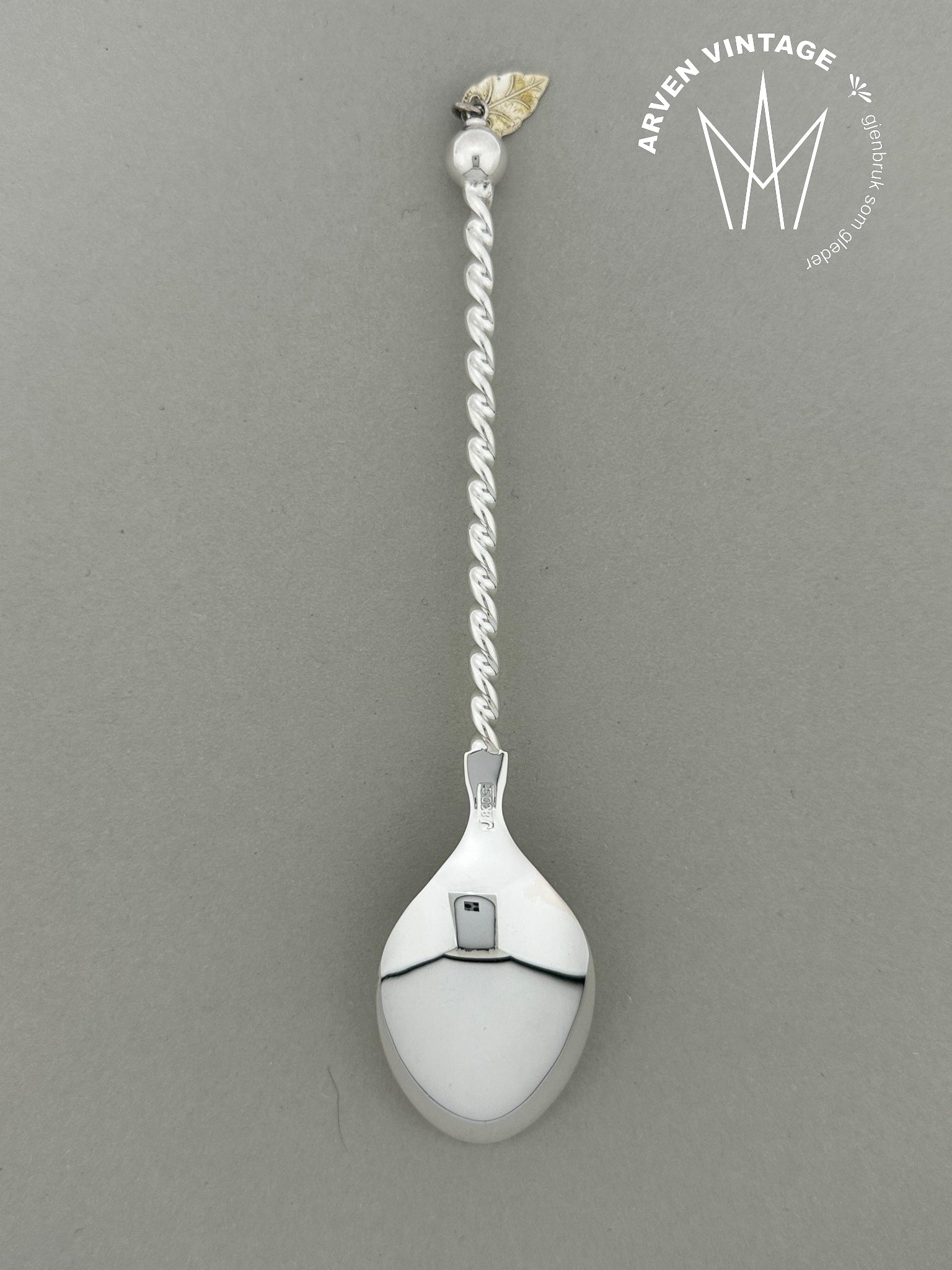 Vintage Party Silver Ice Spoon