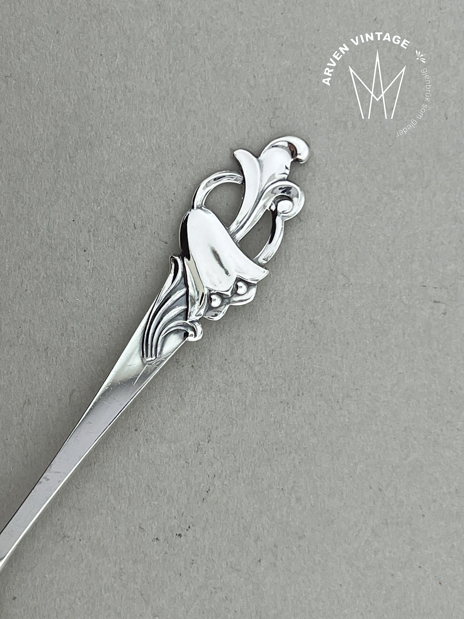 Vintage Blåklokke teskje