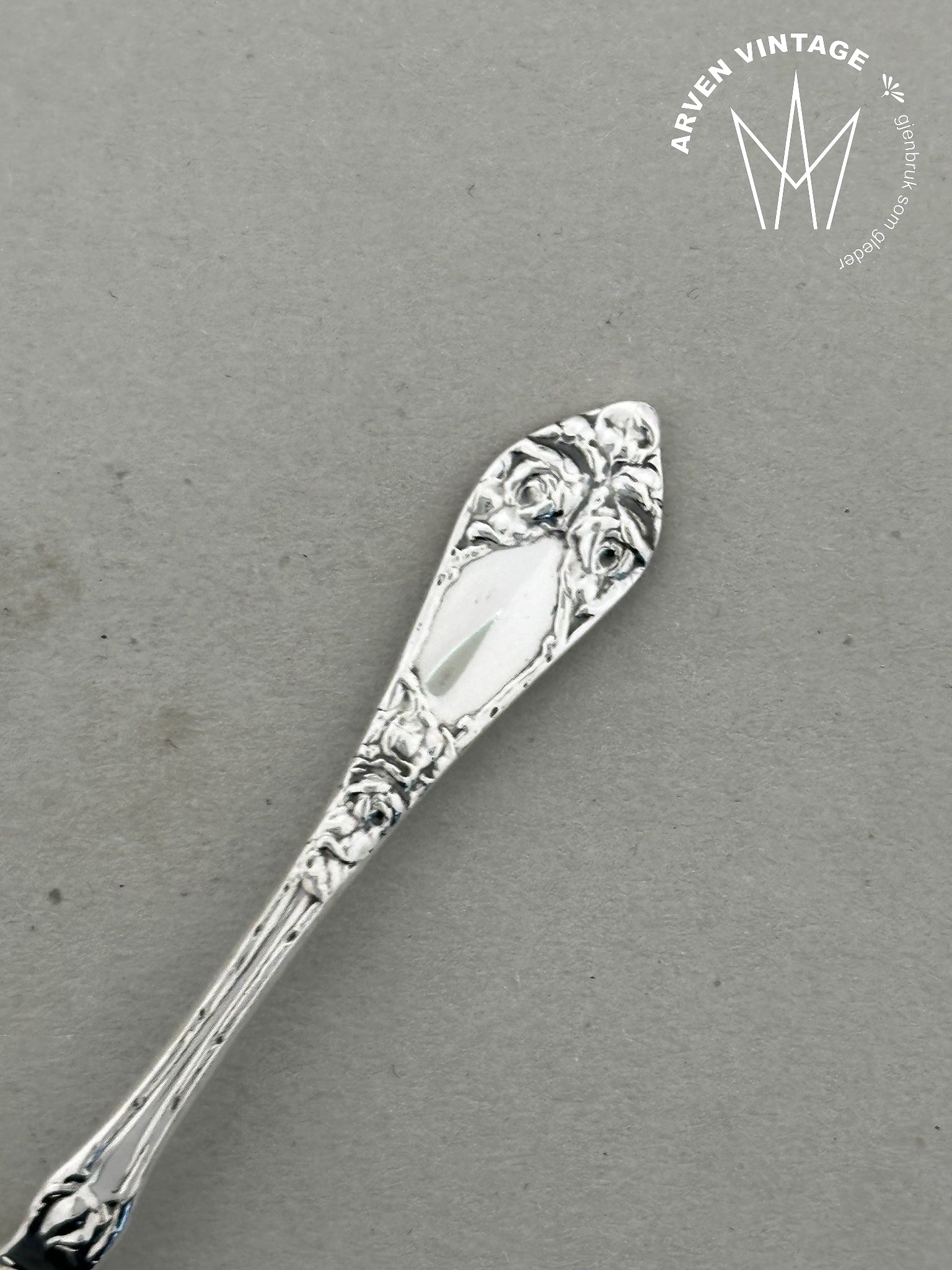 Vintage Opphøiet Rose saltskje