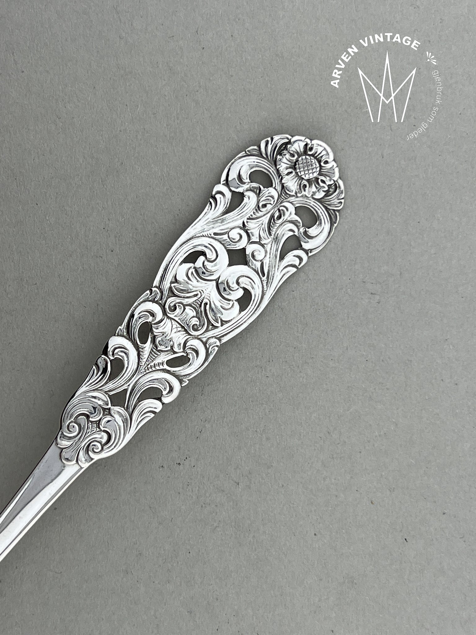 Vintage Valdres liten spiseskje