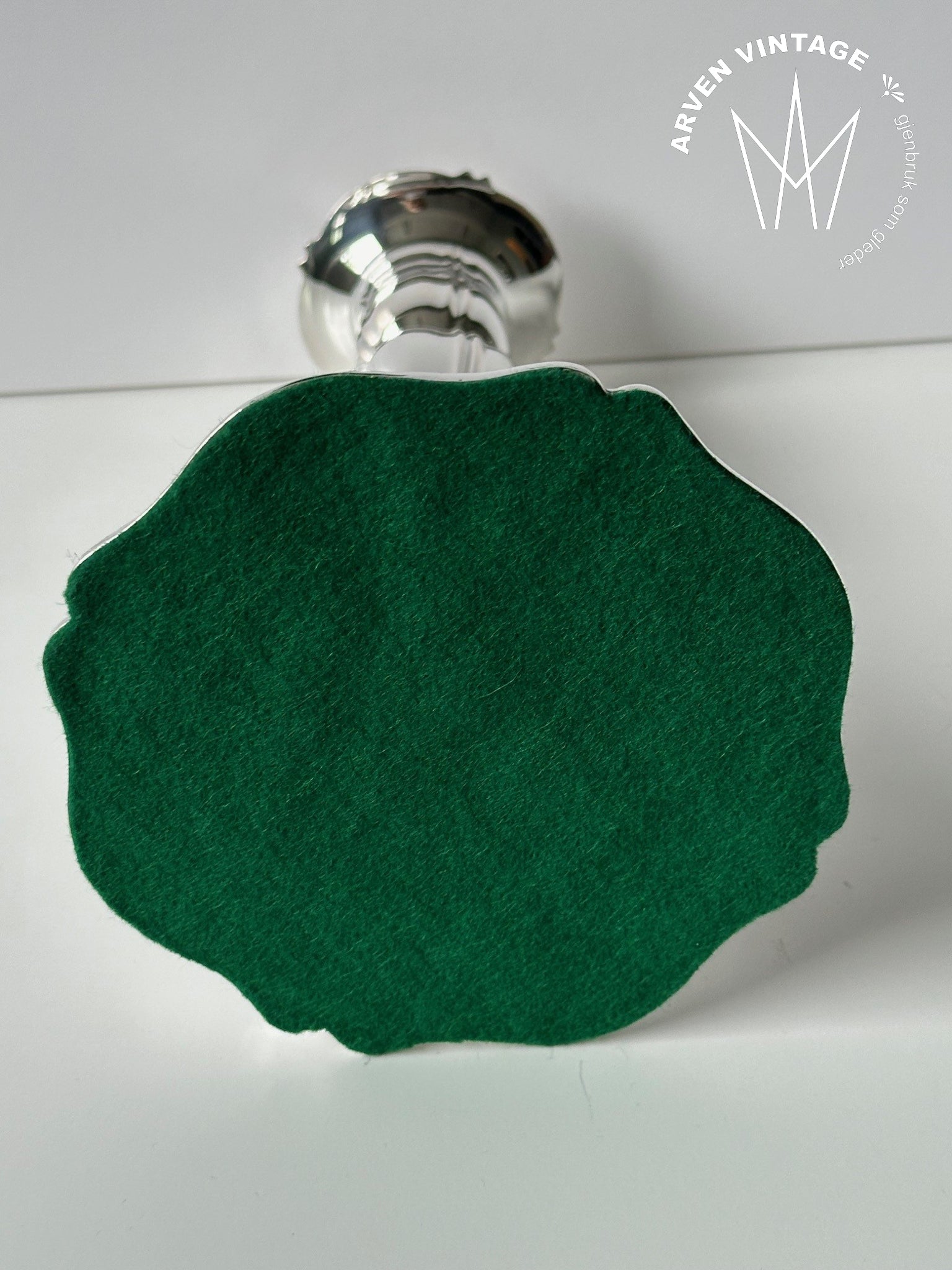 Vintage candlestick silver 21 cm