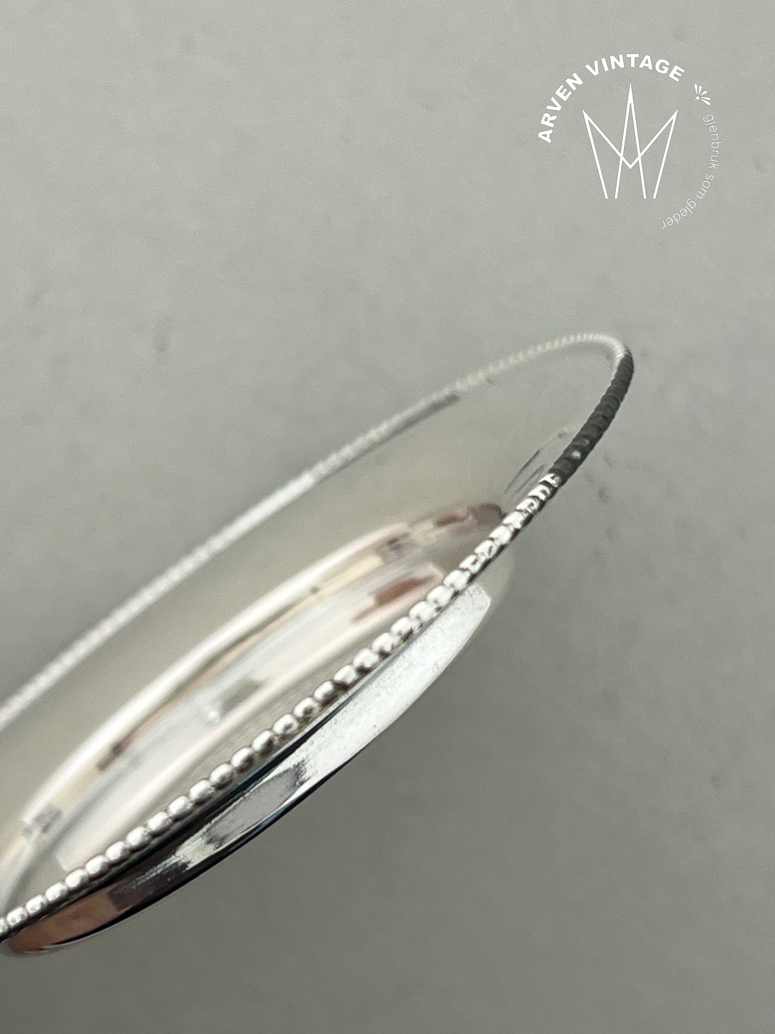 Vintage sølv lite fat