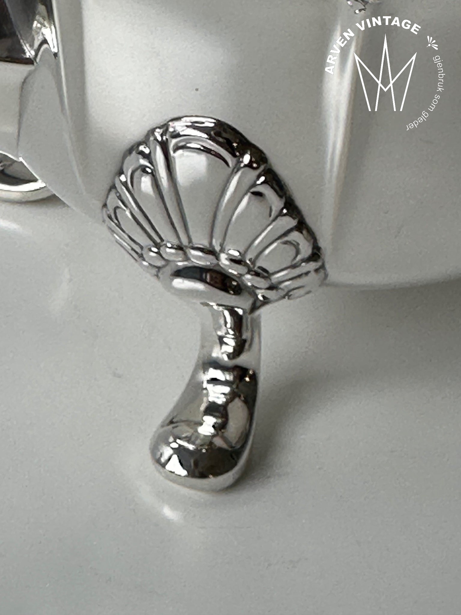 Vintage sølv kaffekanne