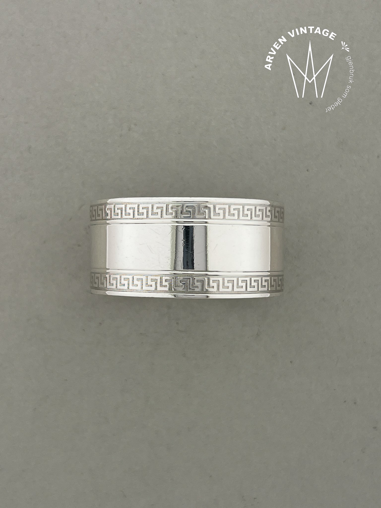 Vintage sølv serviettring