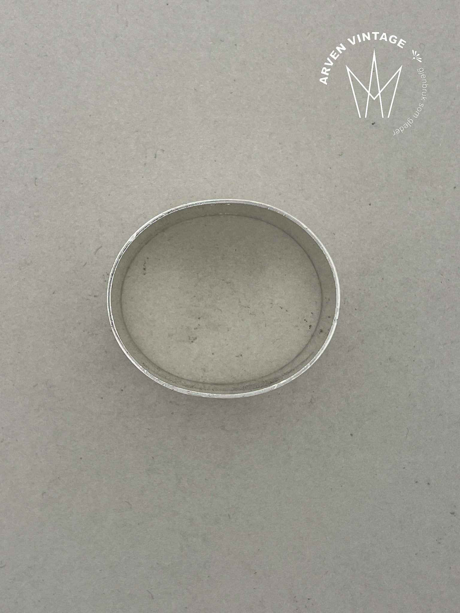 Vintage sølv serviettring