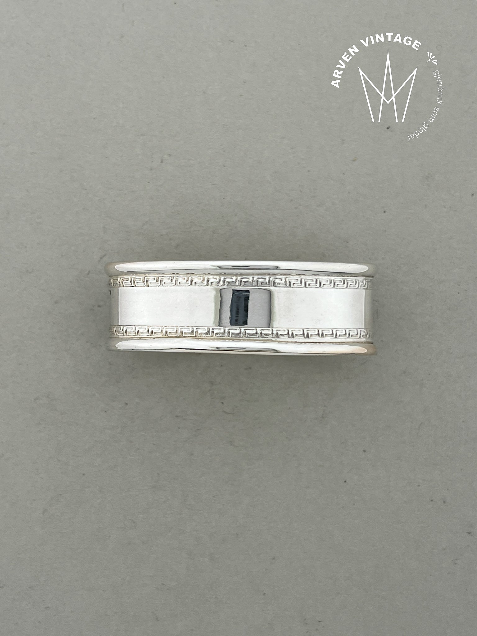 Vintage sølv serviettring