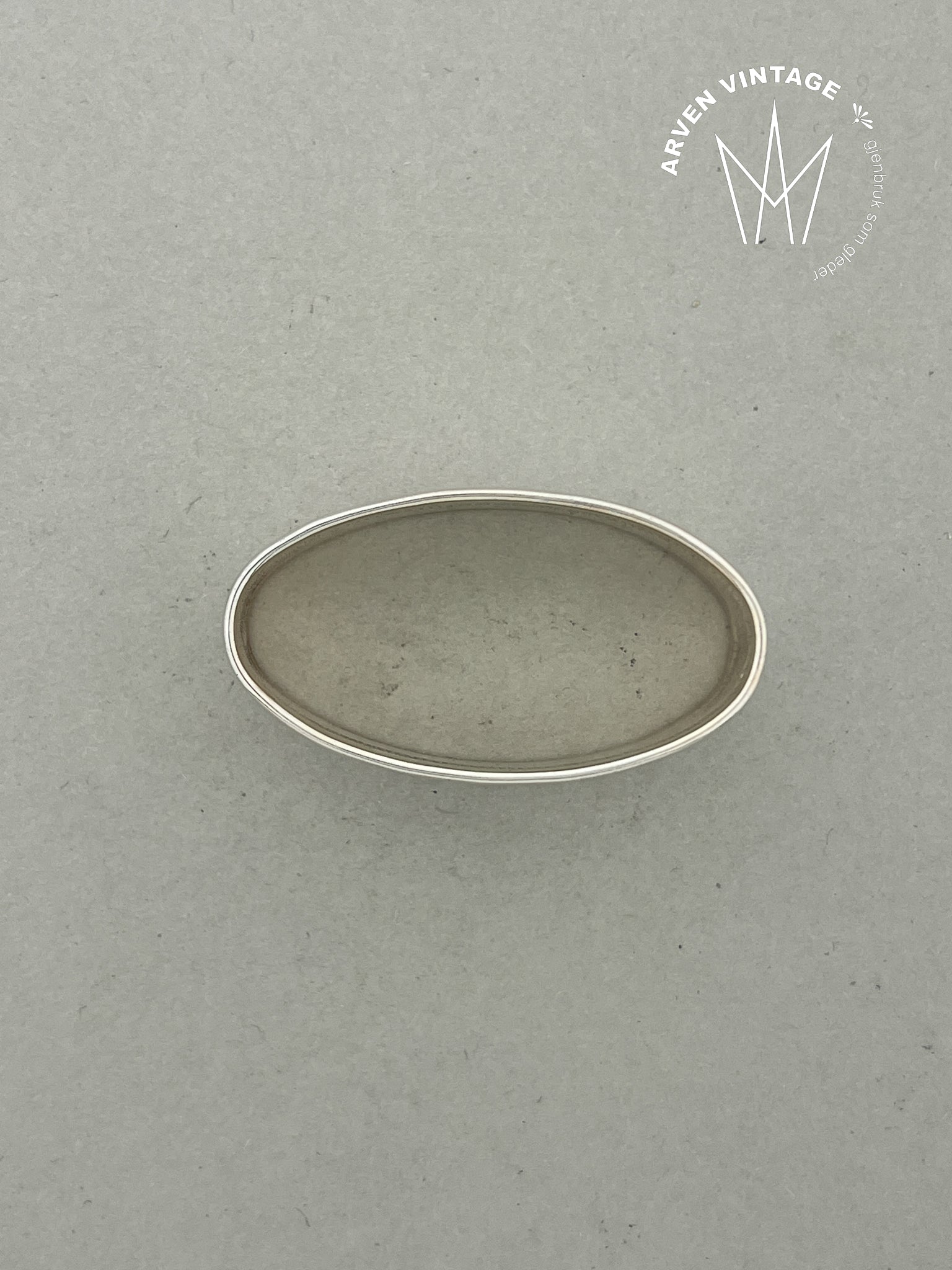 Vintage sølv serviettring