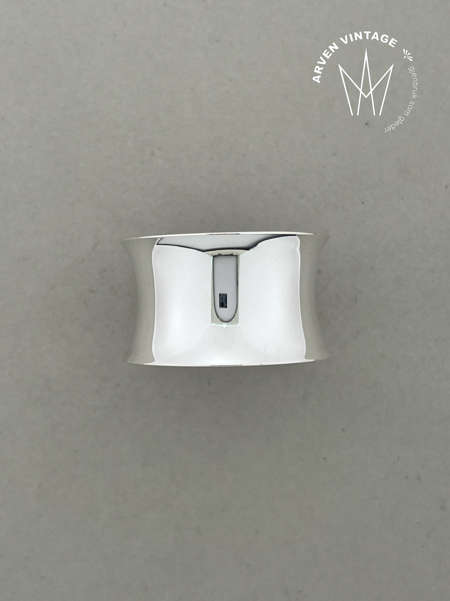 Vintage sølv serviettring