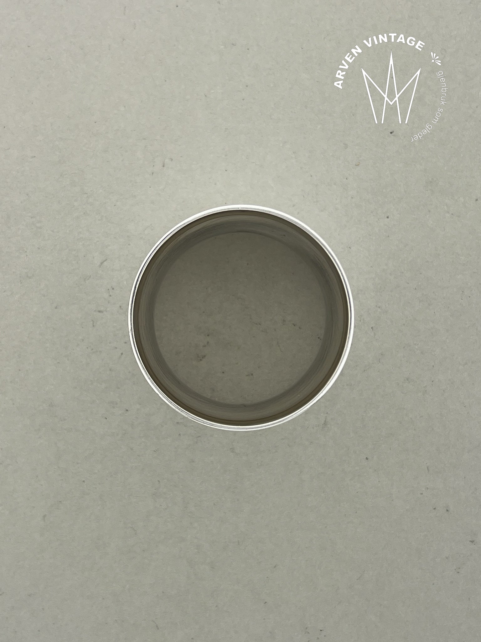 Vintage sølv serviettring