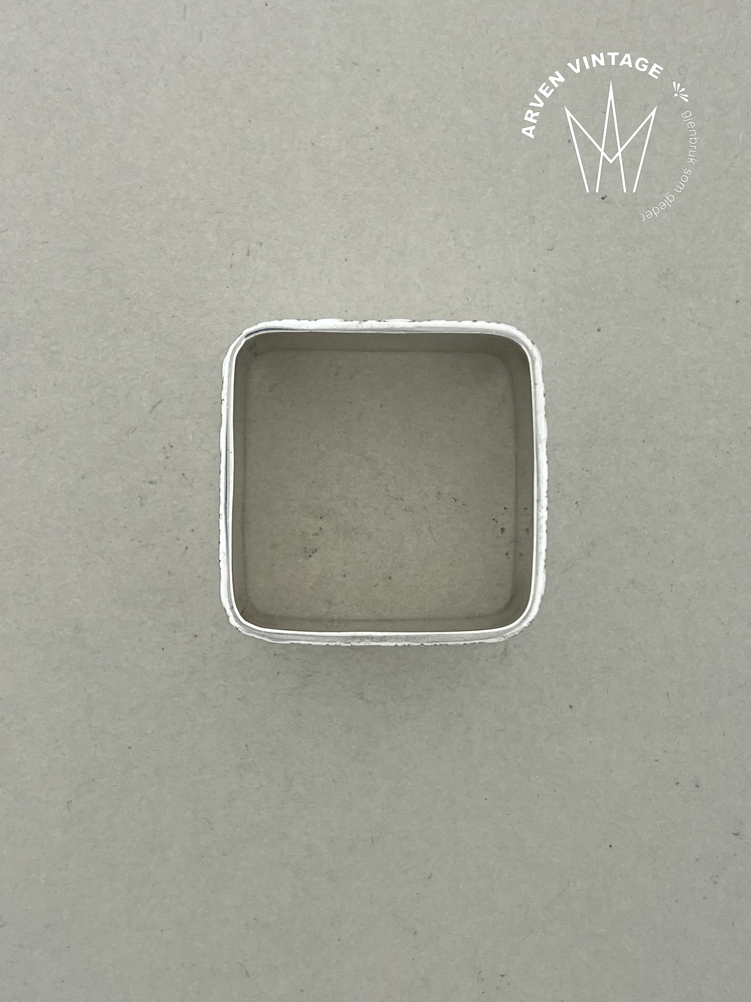 Vintage sølv serviettring