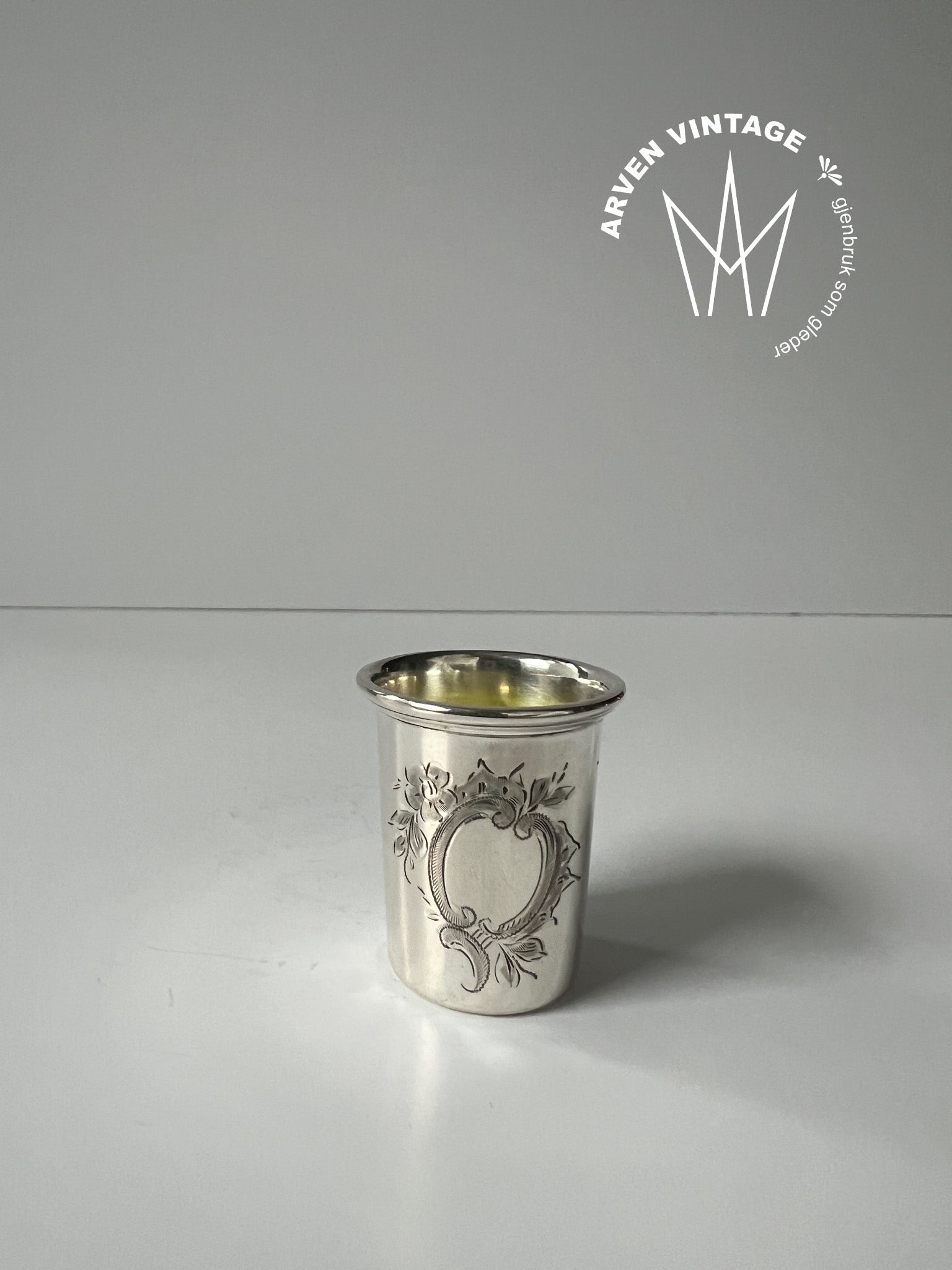 Vintage sølv beger 3,8cm