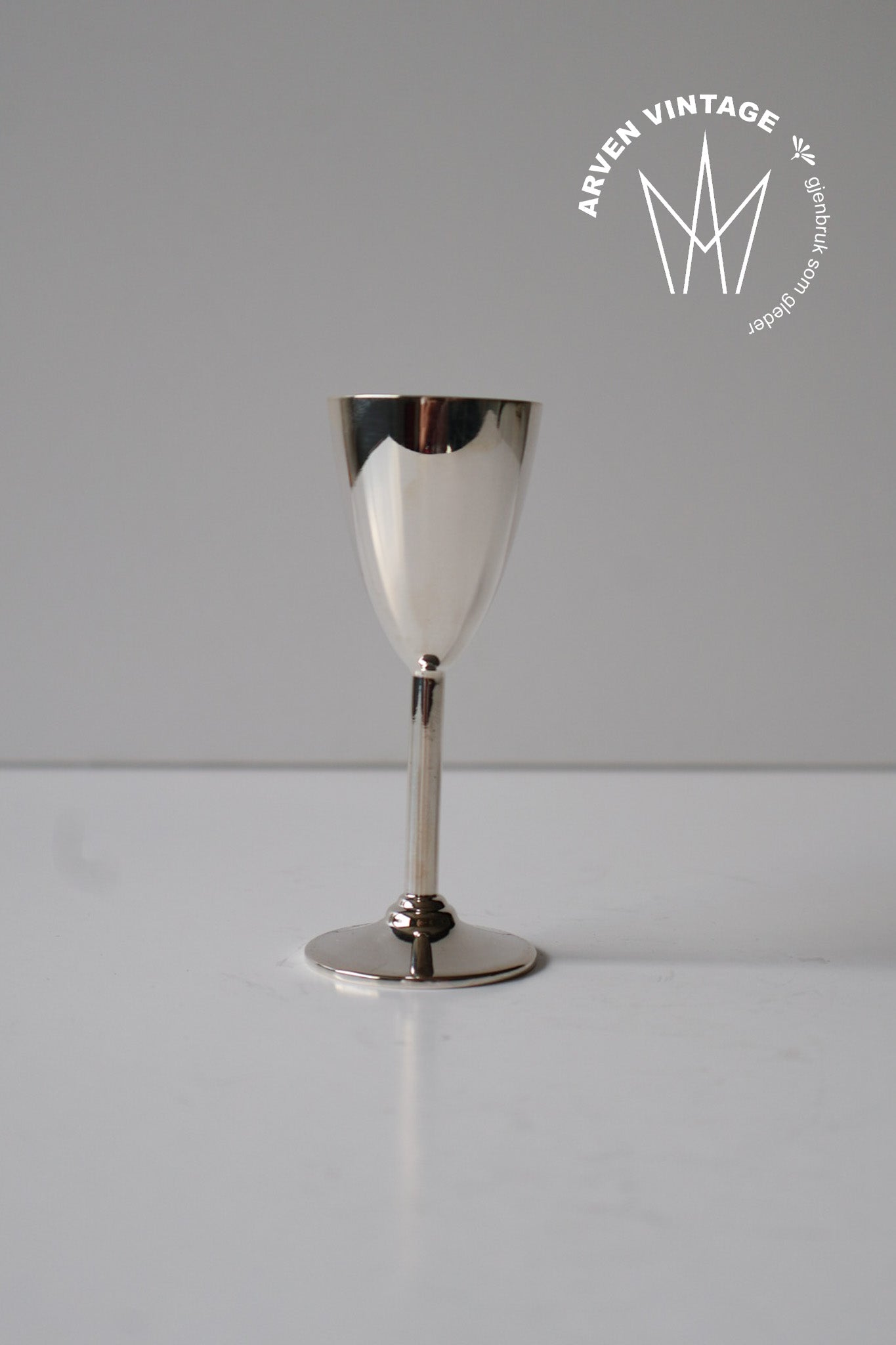 Vintage sølv lite drikkebeger 8.5cm
