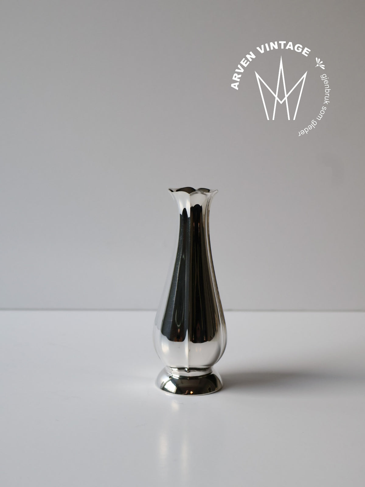 Vintage sølv vase 11,5cm