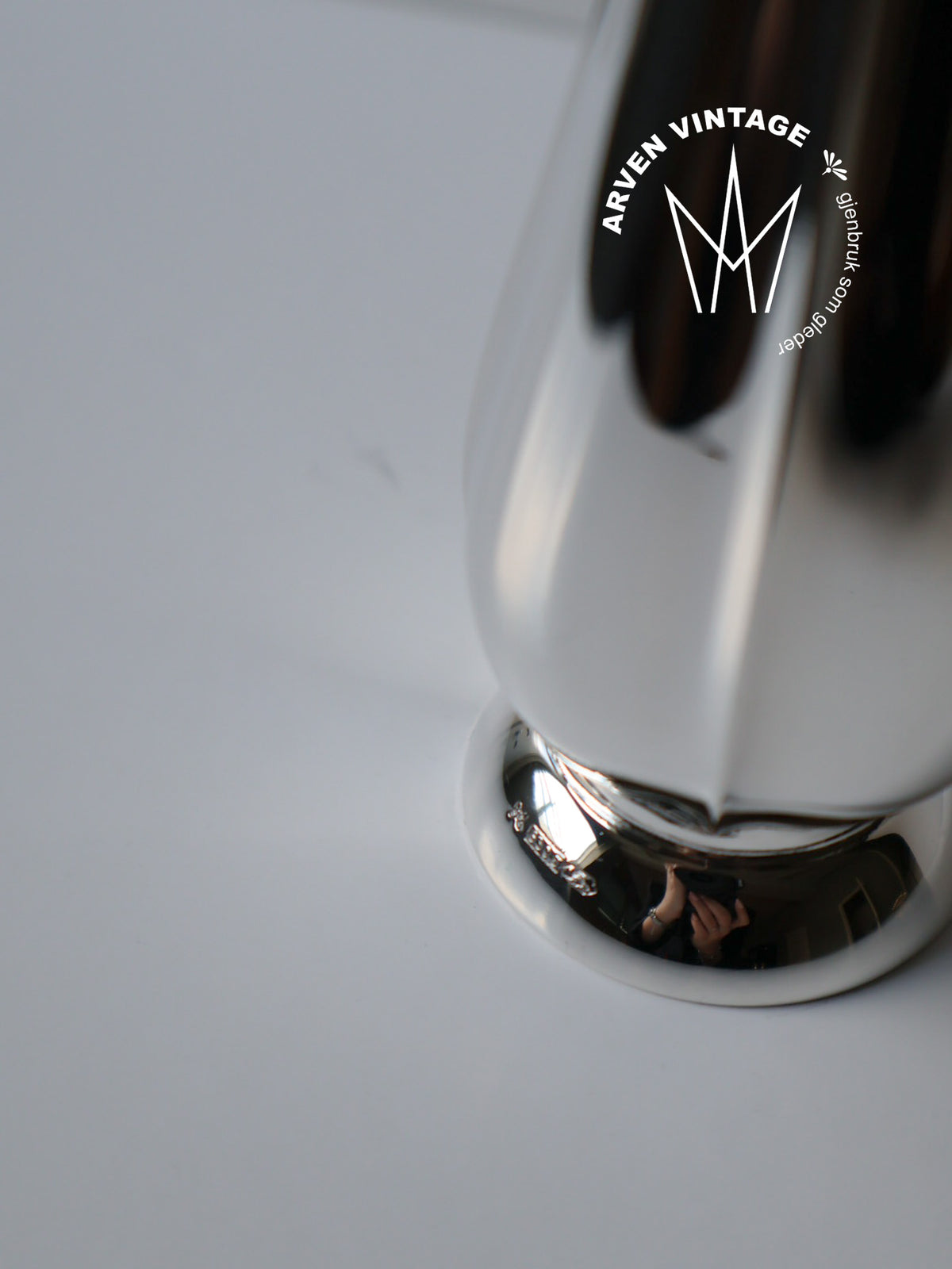 Vintage sølv vase 11,5cm