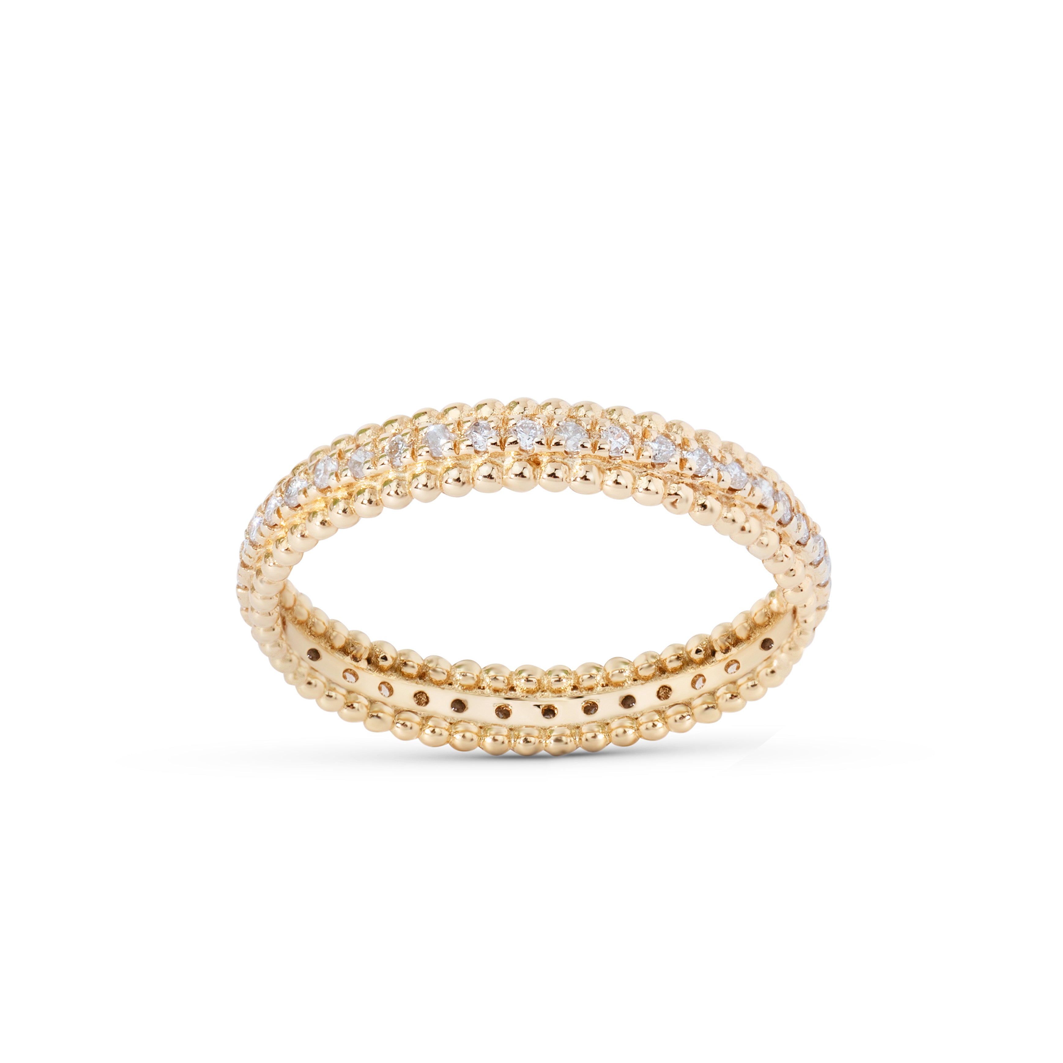 Ring yellow gold 0.35ct diamond