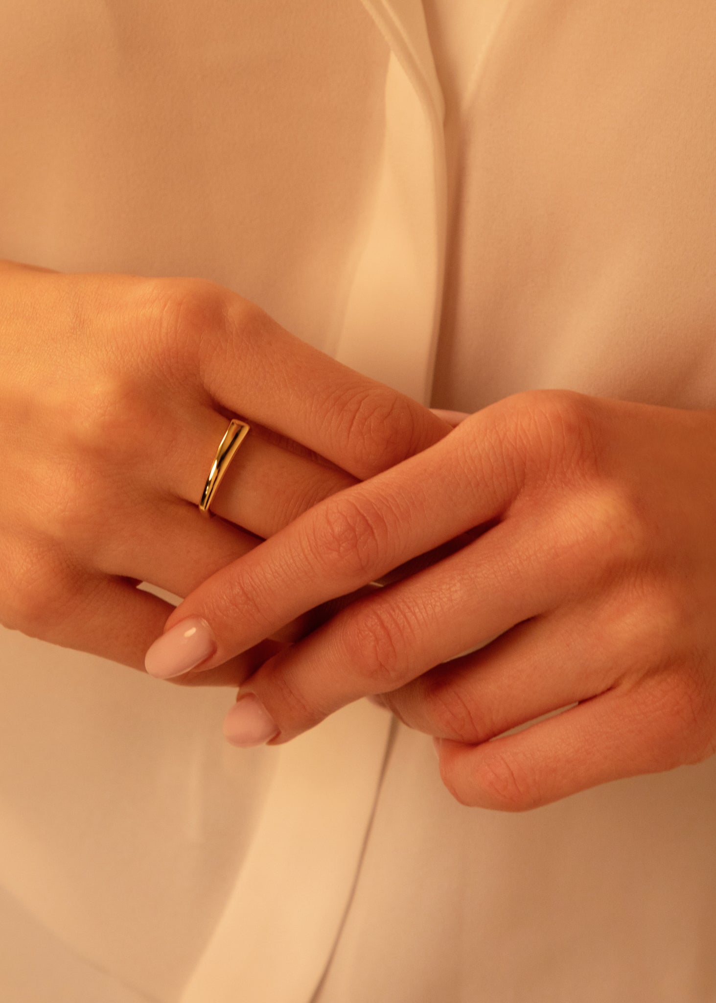 Gold core ring